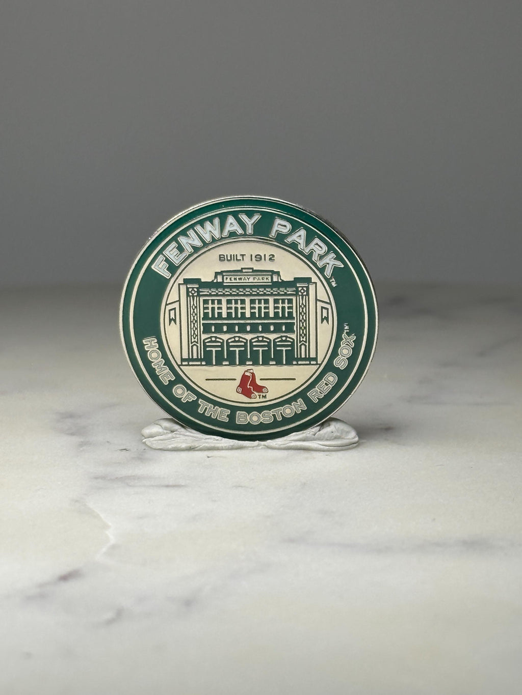 Fenway Park Enamel Pin: Green White - Boston Red Sox Accessory