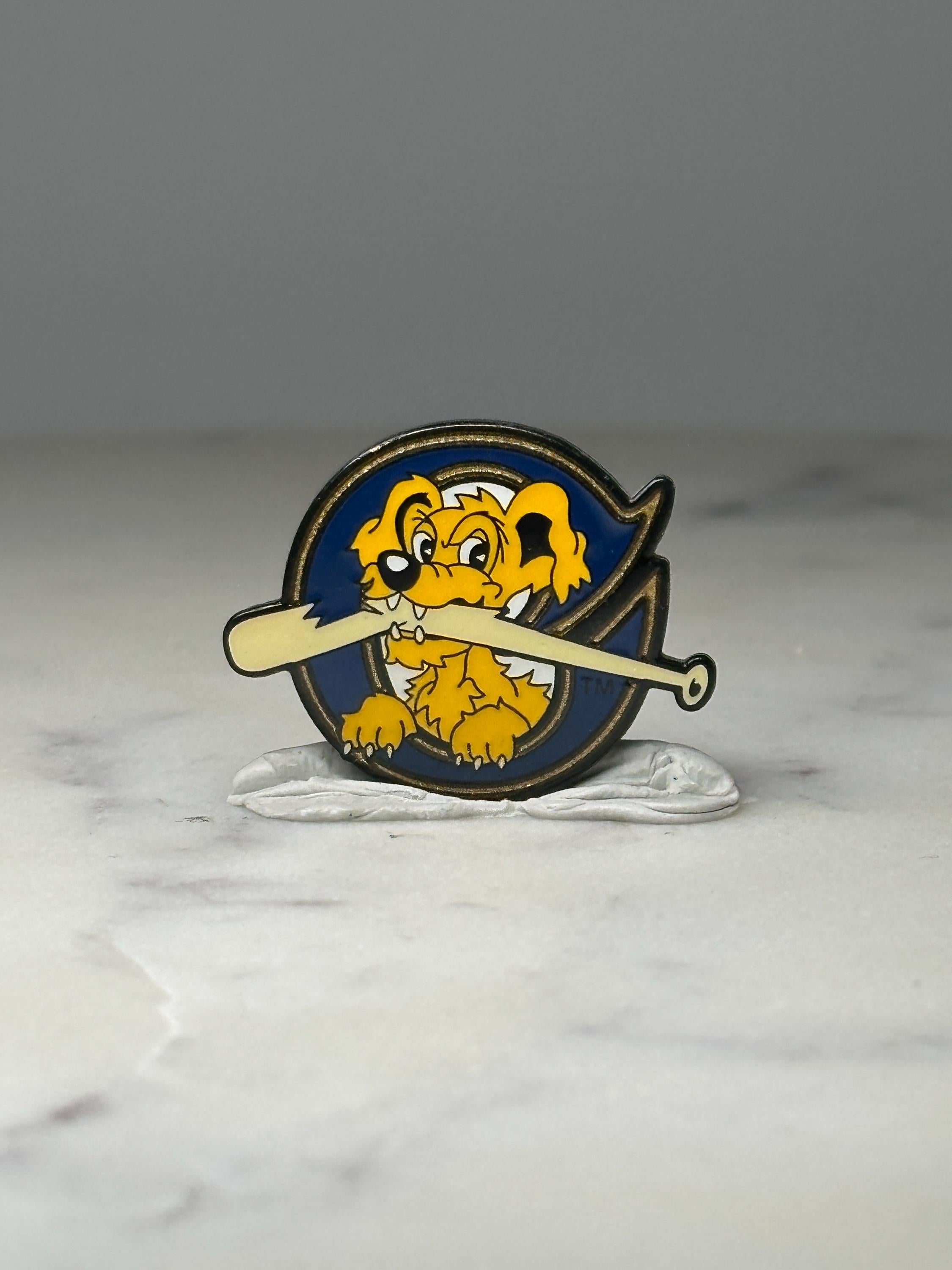 Charleston RiverDogs Pin Minor League Baseball Mascot Lapel Pin Team Logo