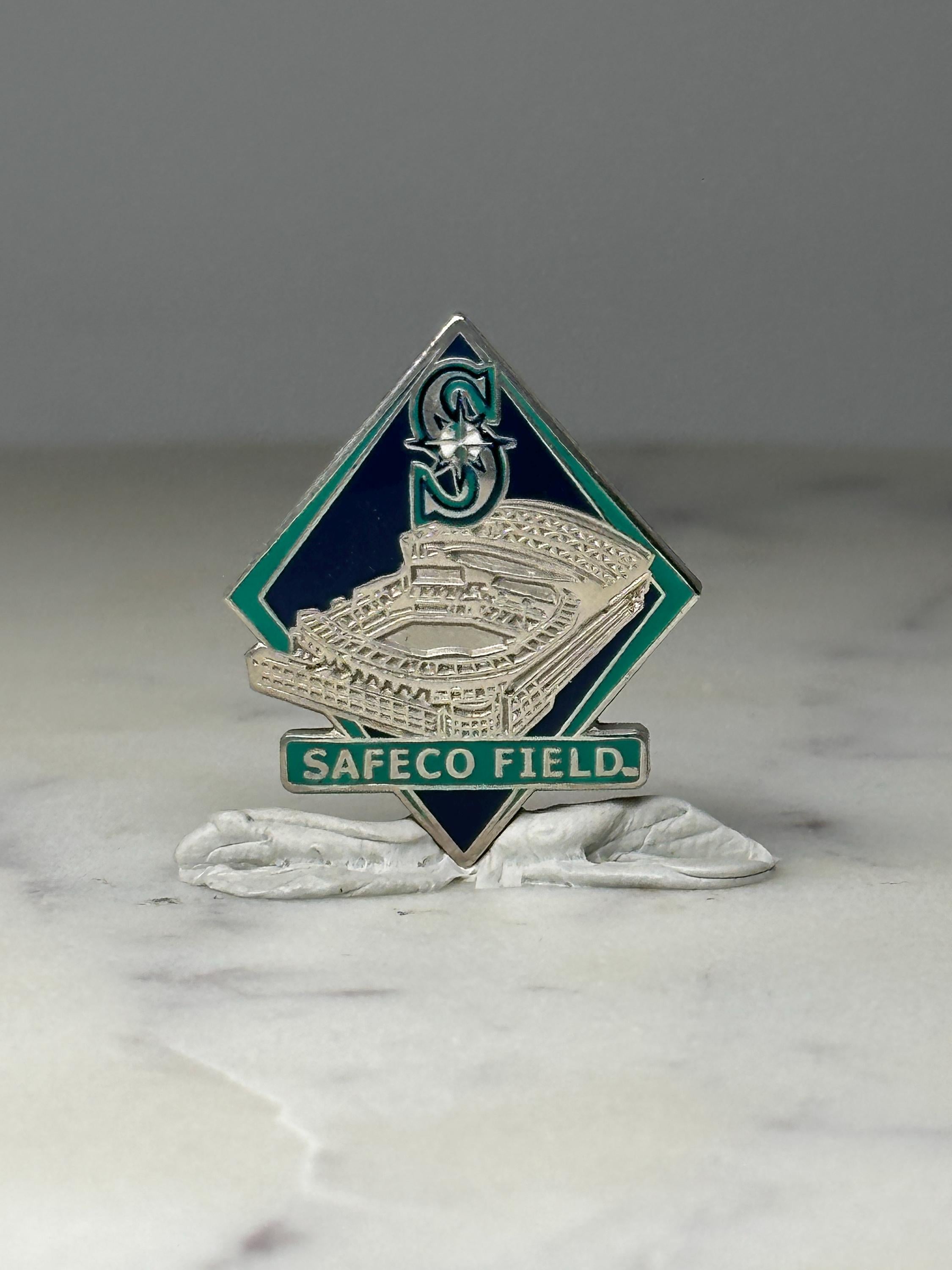 Seattle Mariners Stadium Pin: Silver Enamel - Safeco Field Era Accessory