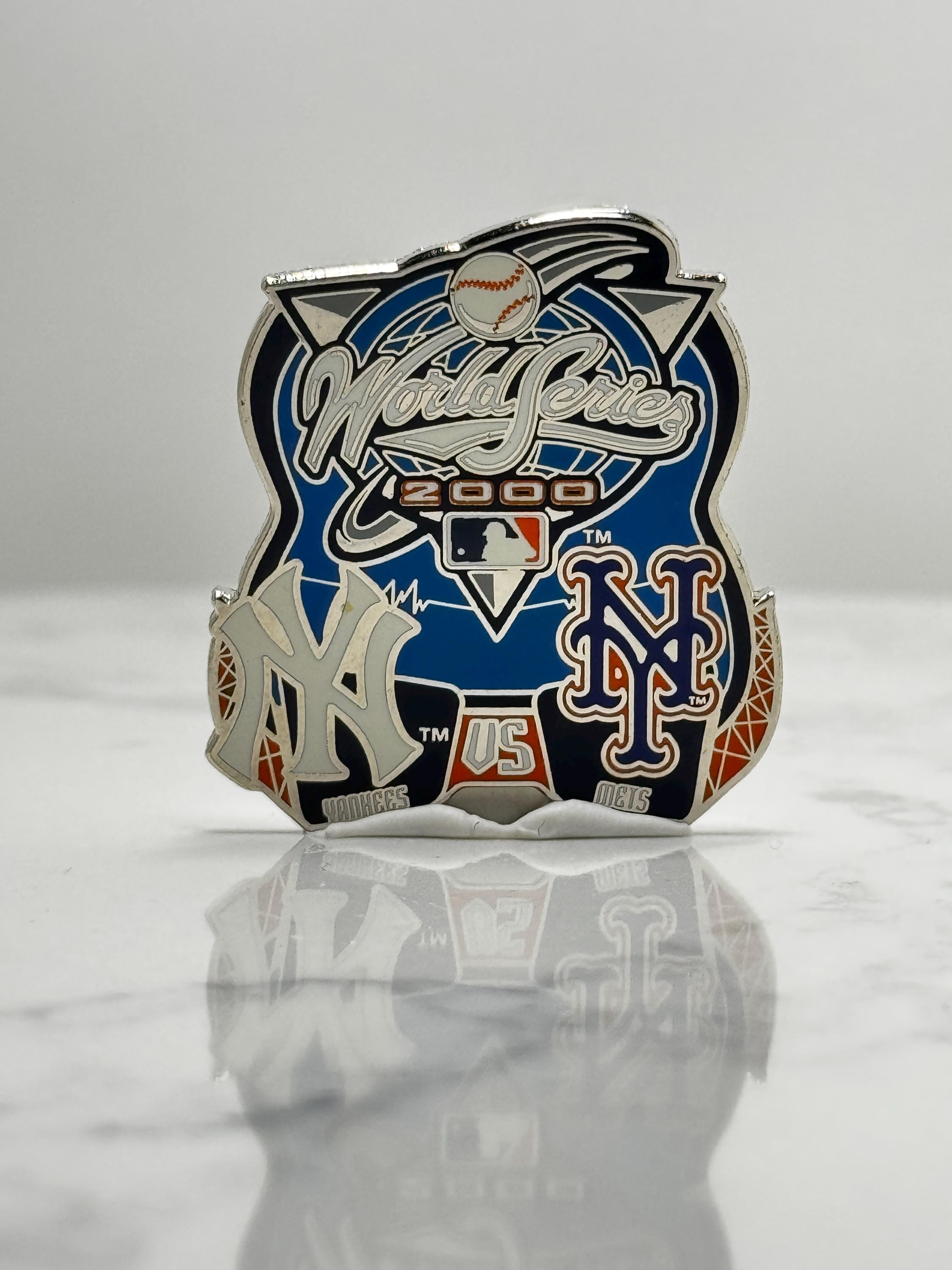 MLB World Series 2000 Pin: Blue Enamel - Subway Series Accessory