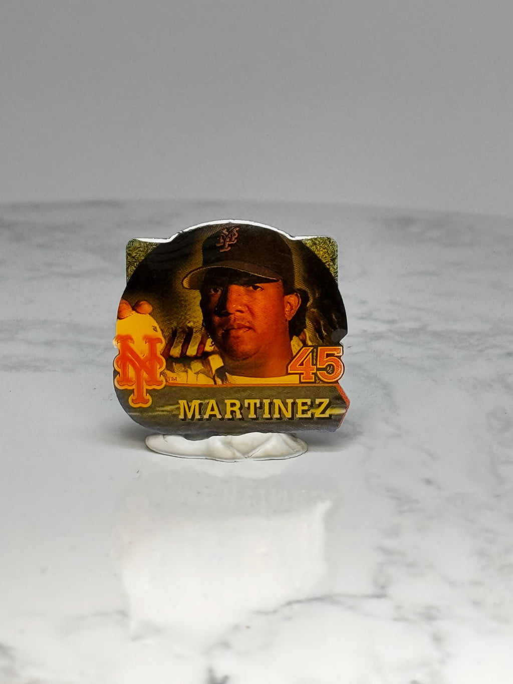 New York Mets Martinez 45 Photo Pin: Color - 2000s MLB Accessory