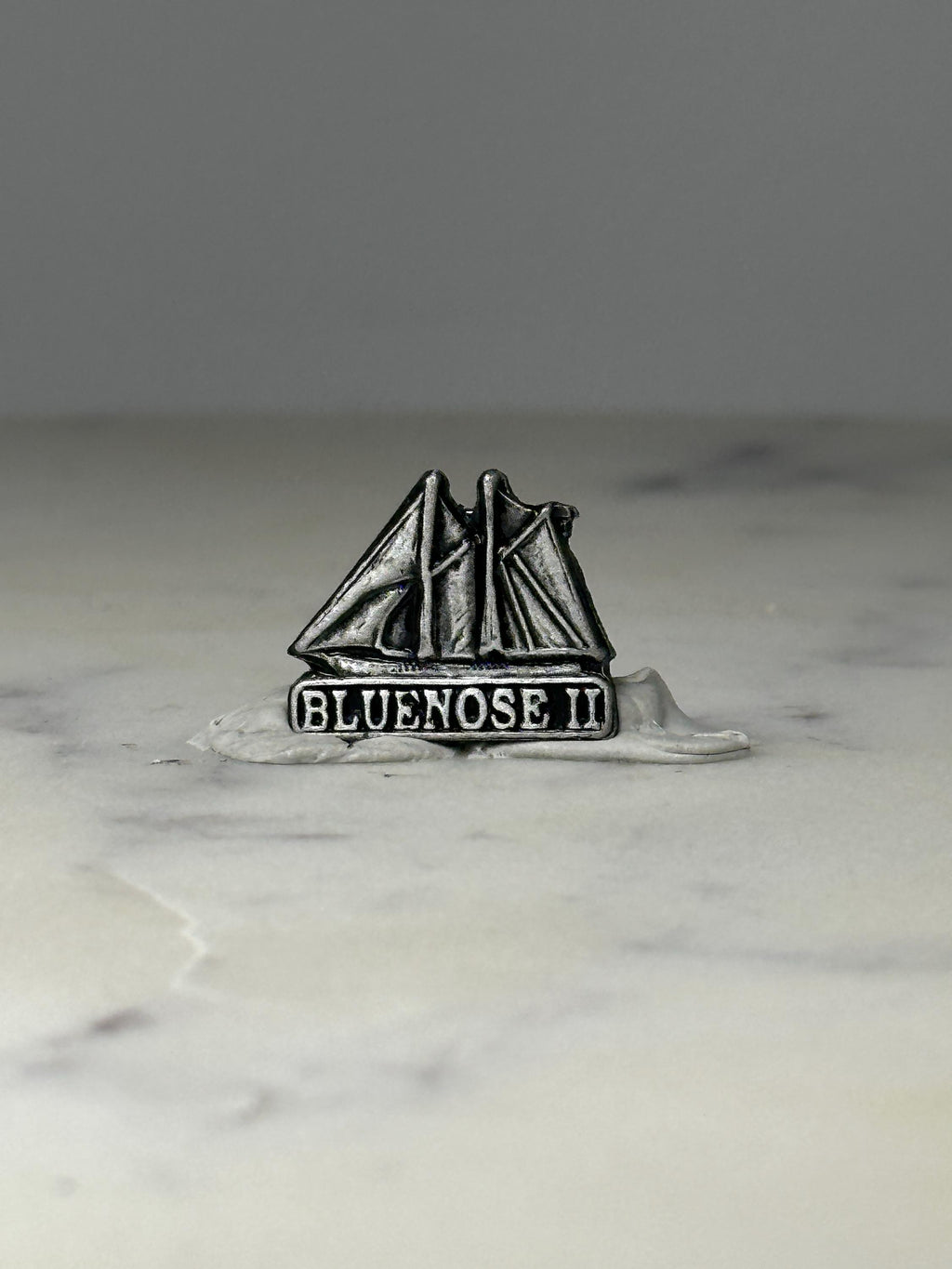 Bluenose II Schooner Pin: Silver Tone - Nautical Maritime Accessory