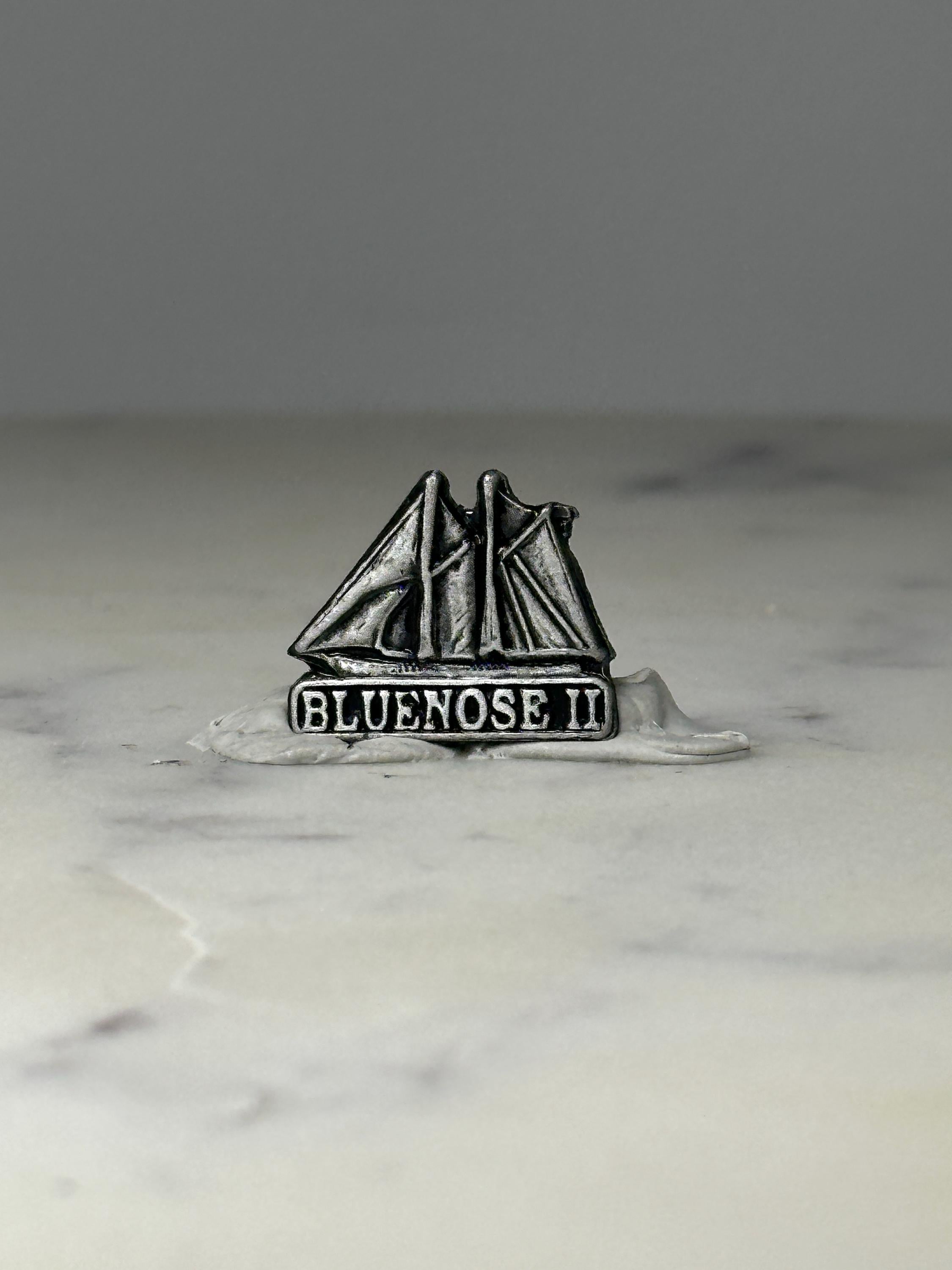 Bluenose II Schooner Pin: Silver Tone - Nautical Maritime Accessory