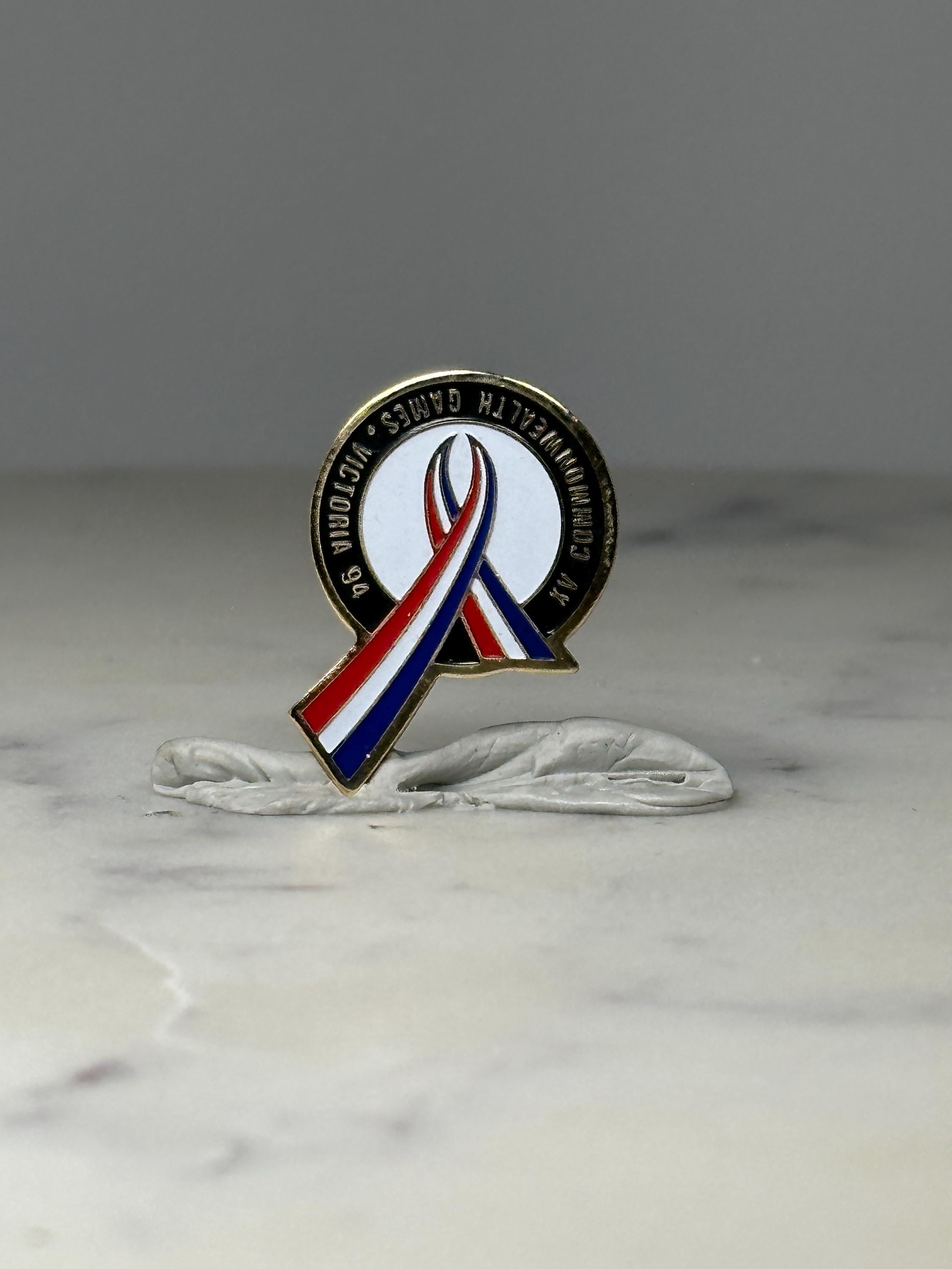 1994 XV Commonwealth Games Victoria Pin Vintage Commonwealth Games Enamel Lapel Pin