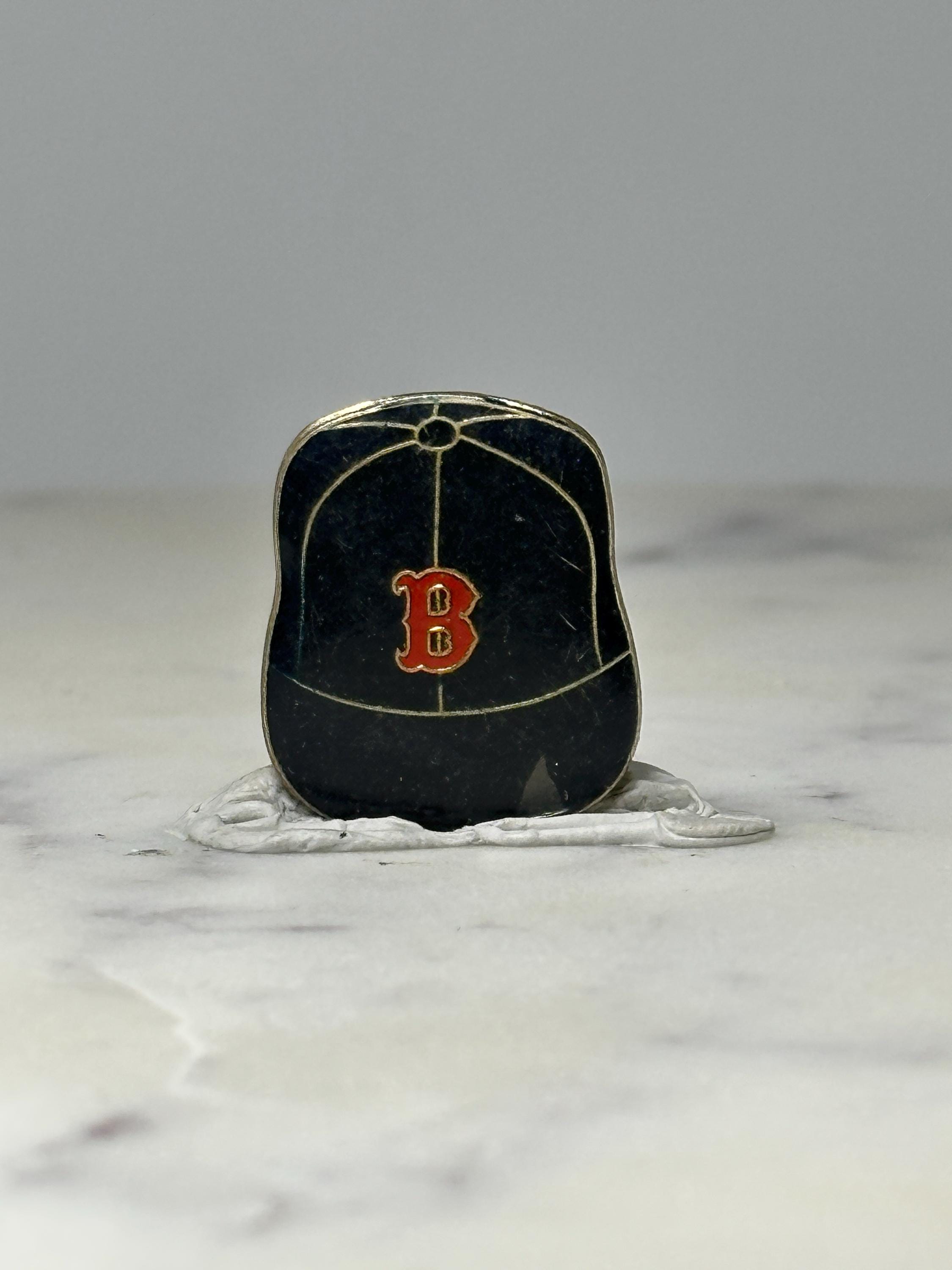 Boston Red Sox Baseball Cap Pin: Navy Enamel - MLB Sports Fan
