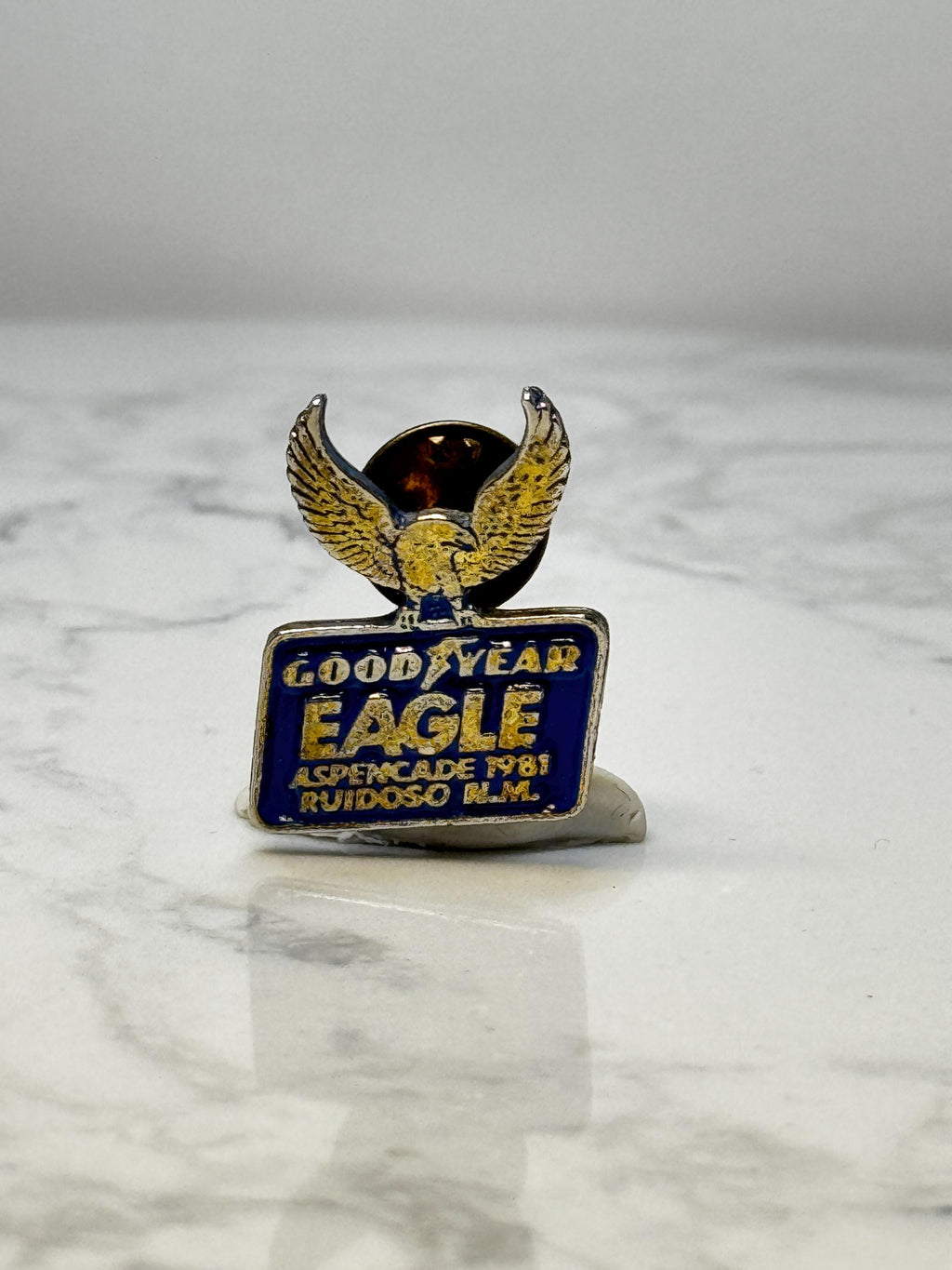 Vintage Goodyear Eagle Pin: Blue Enamel - 1981 Ruidoso Event