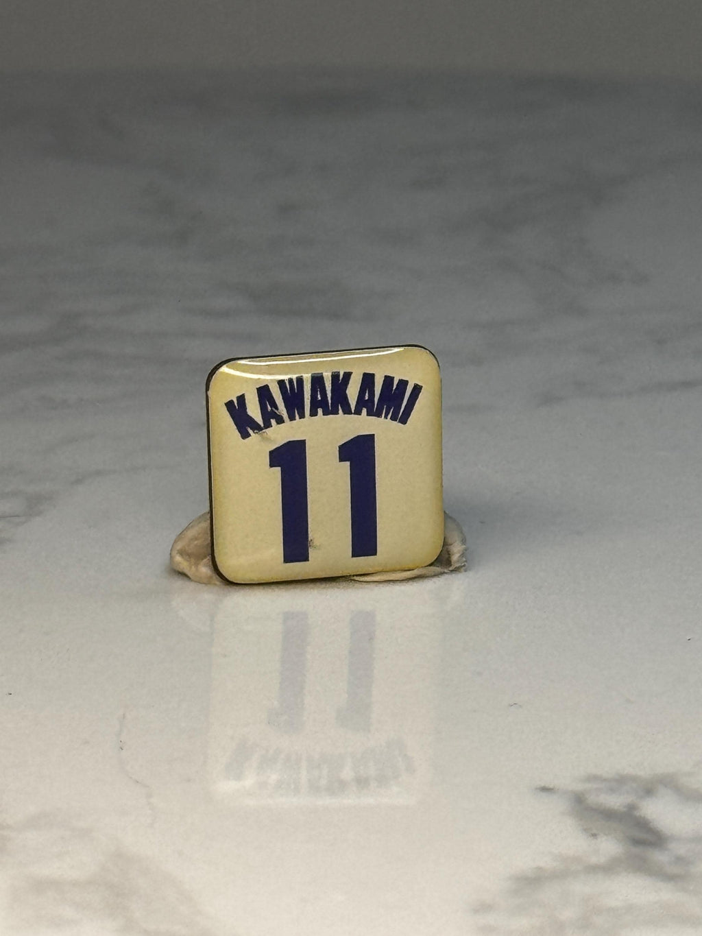 Kawakami #11 Baseball Pin: Japanese NPB Player Lapel Pin – Jersey Style Name Number Collectible