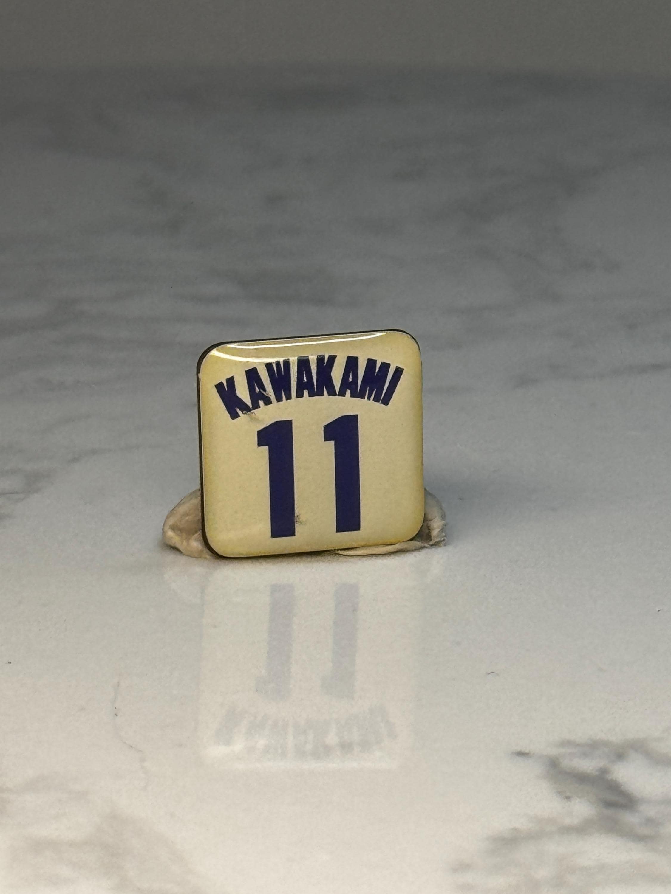 Kawakami #11 Baseball Pin: Japanese NPB Player Lapel Pin – Jersey Style Name Number Collectible