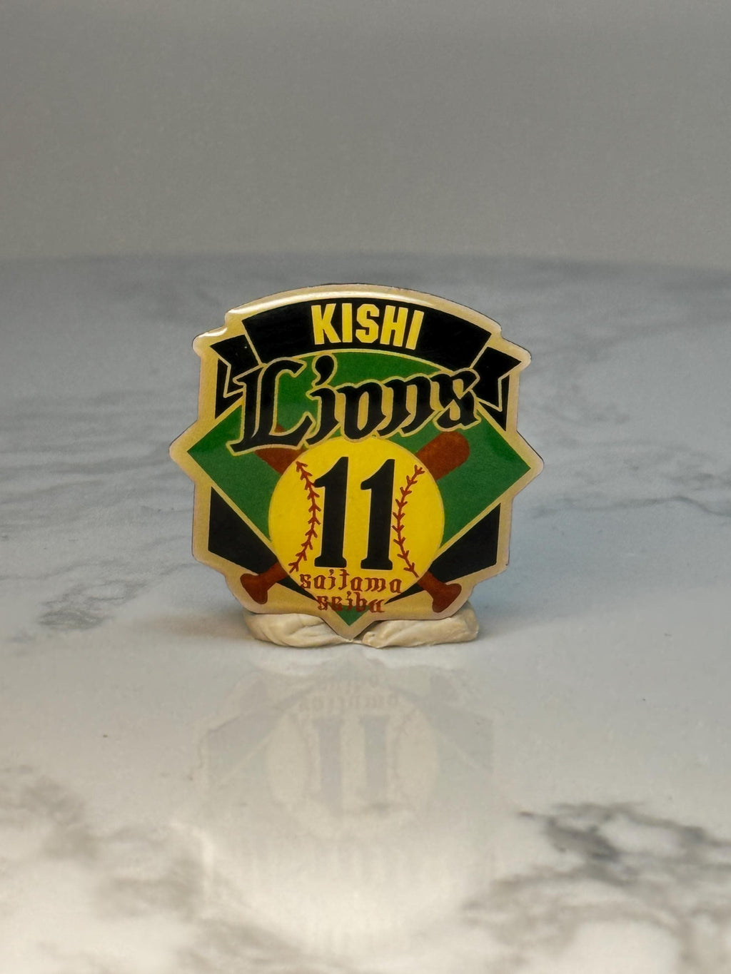 Saitama Seibu Lions 11 Pin: Enamel Team Logo - Baseball Fan Accessory