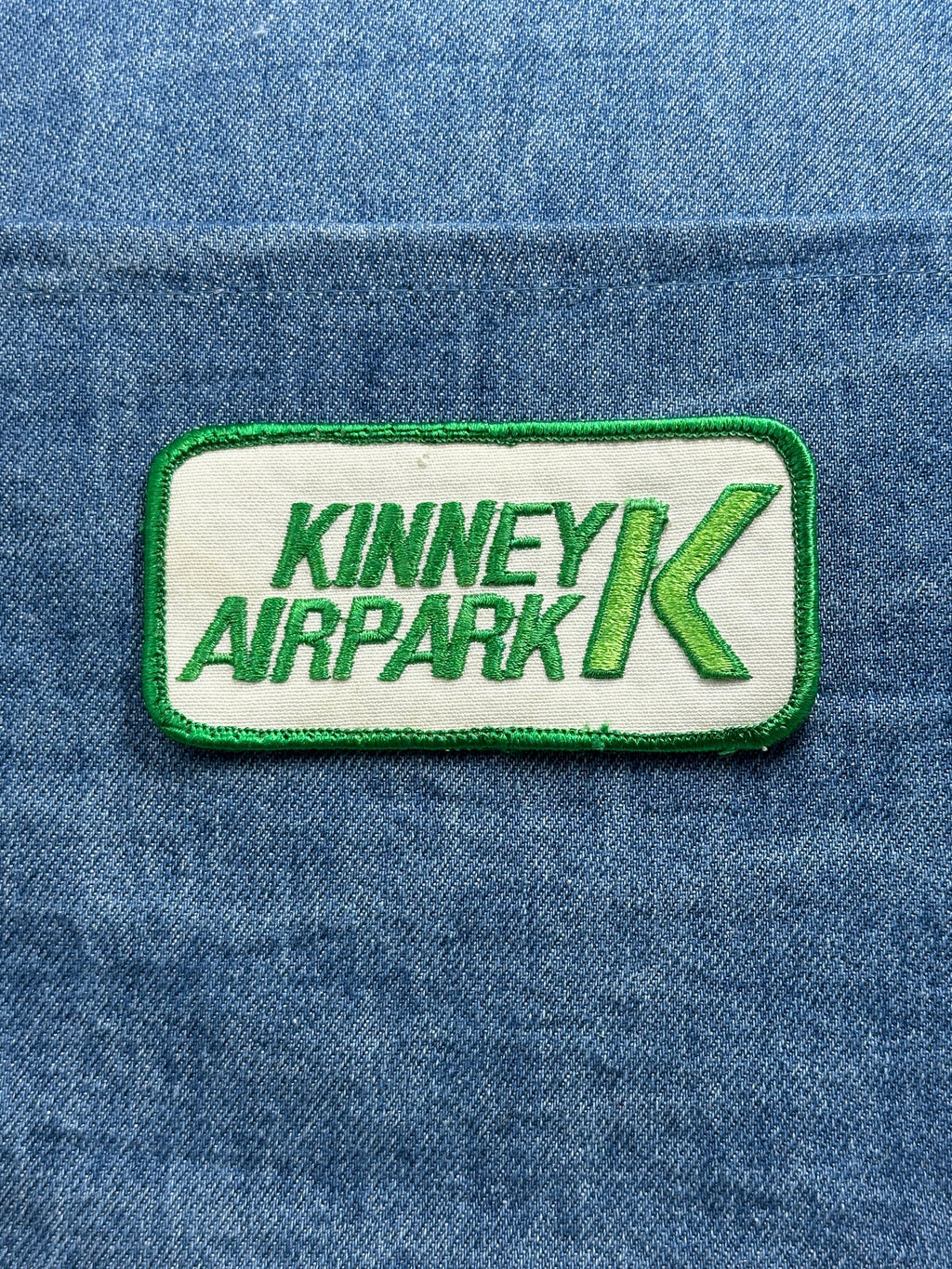 Kinney Airpark Collectable Patch: Green White Logo - Aviation Accessory