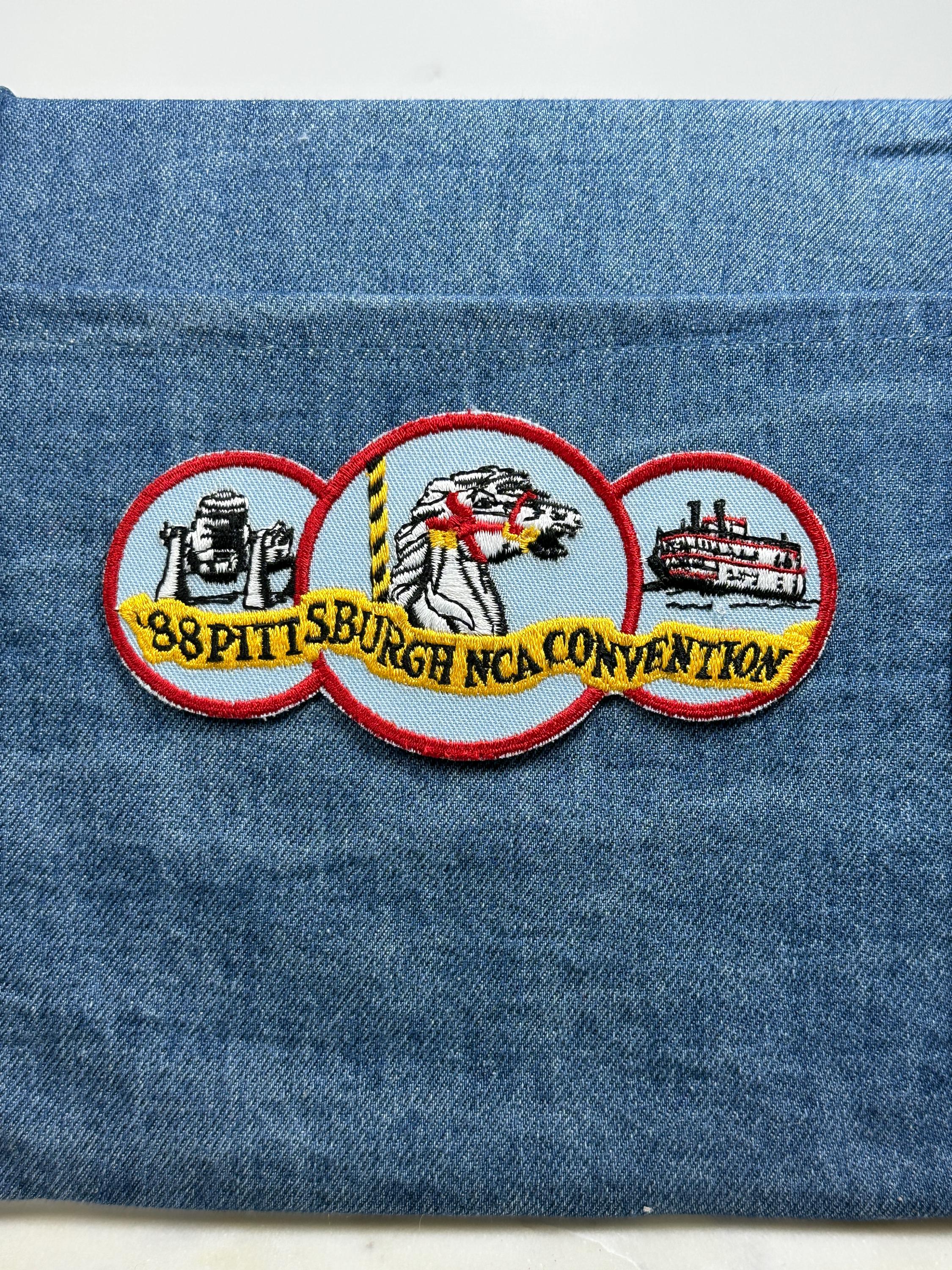 1988 Pittsburgh National Carousel Association Patch: Multi Colored - Convention Patch