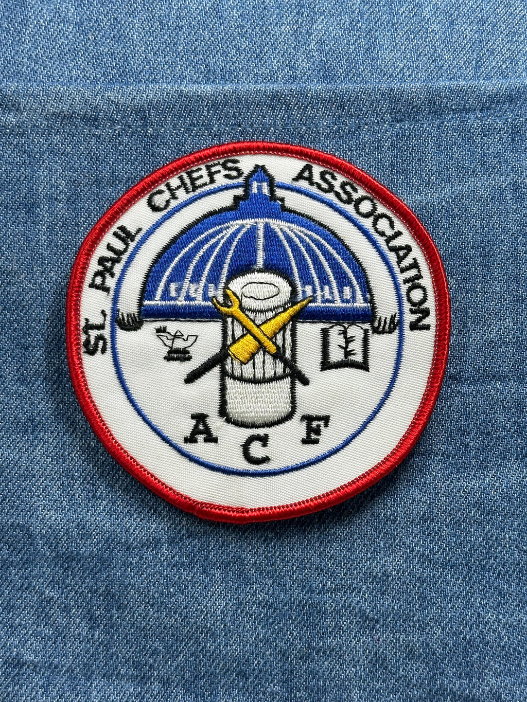 St. Paul Chefs Association Patch: Red White Blue - Culinary Accessory