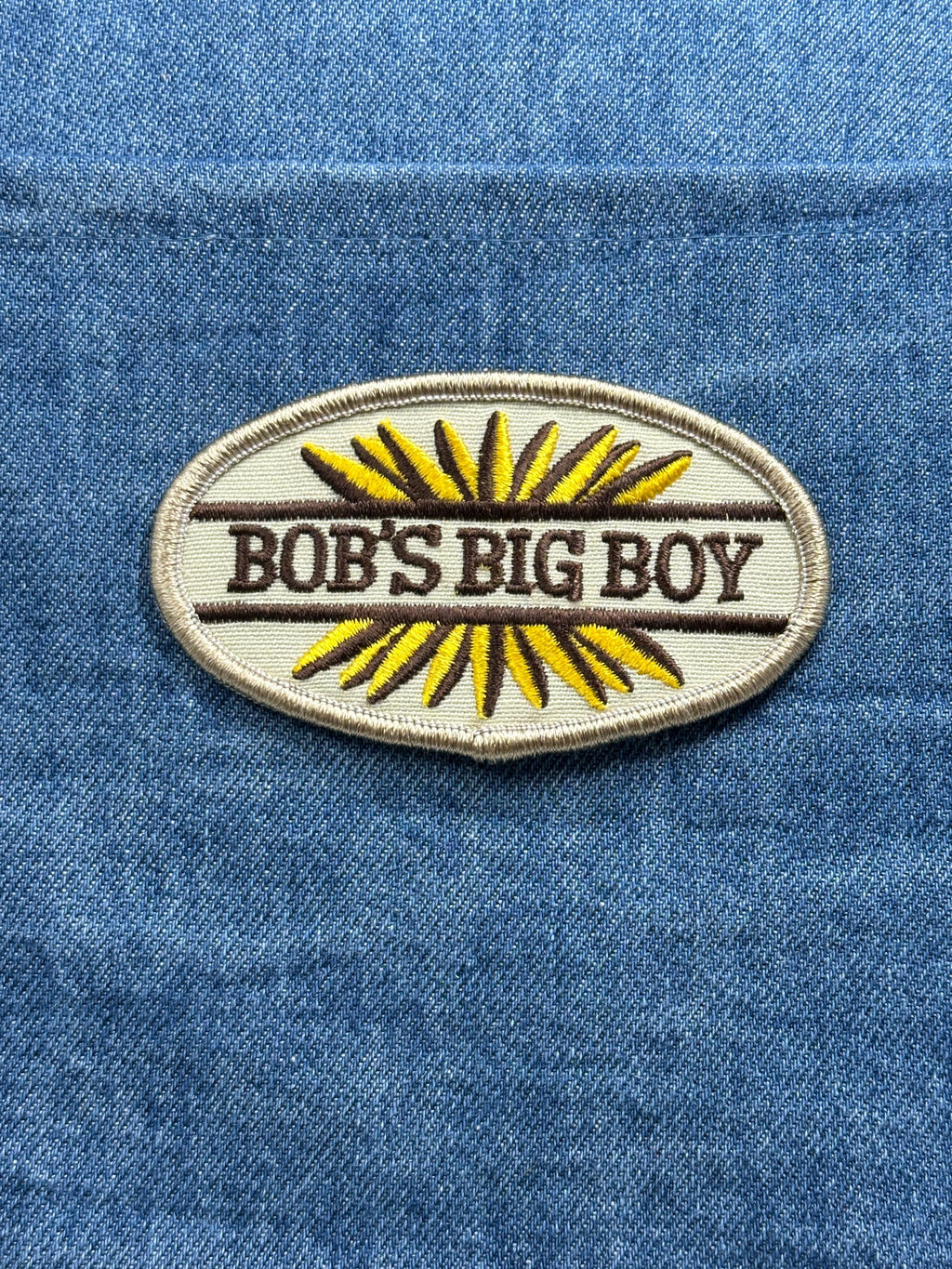 Vintage Bob’s Big Boy Restaurant Patch: Brown Logo - Diner Fast Food