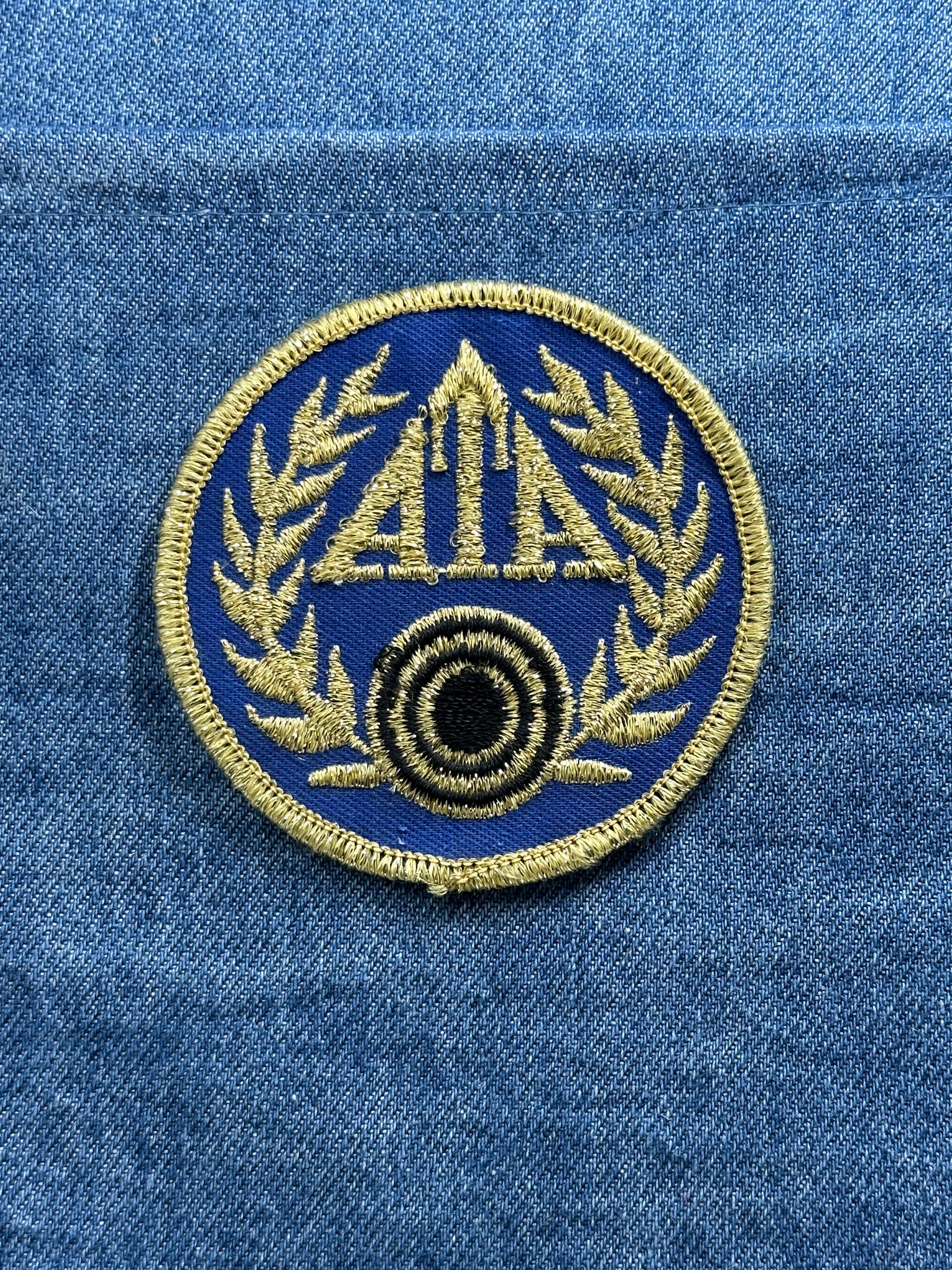 ATA Trapshooting Patch: Blue & Gold Emblem - Shooting Sports Accessory