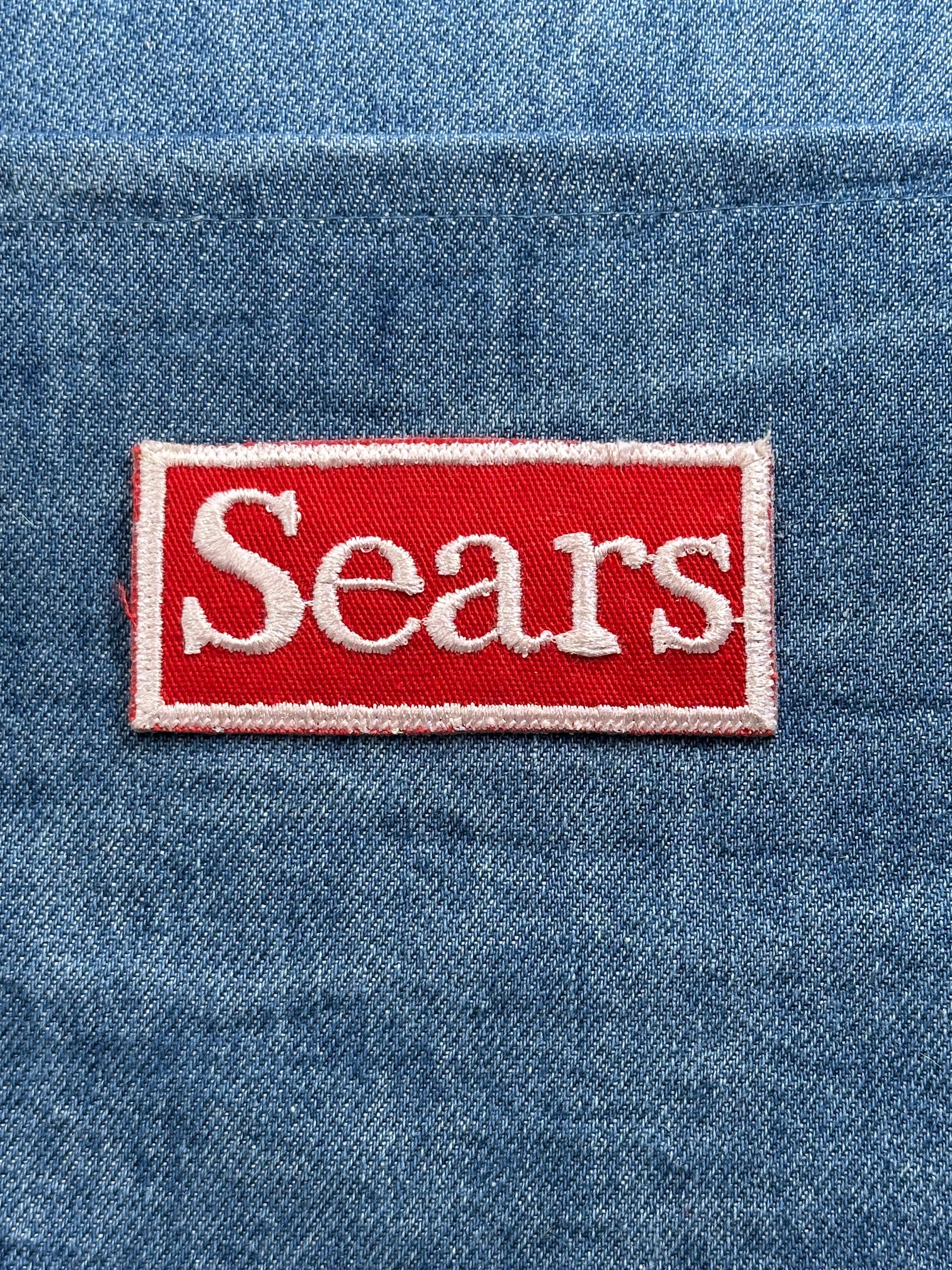 Sears Patch: Red & White Logo - Vintage Retail Accessory