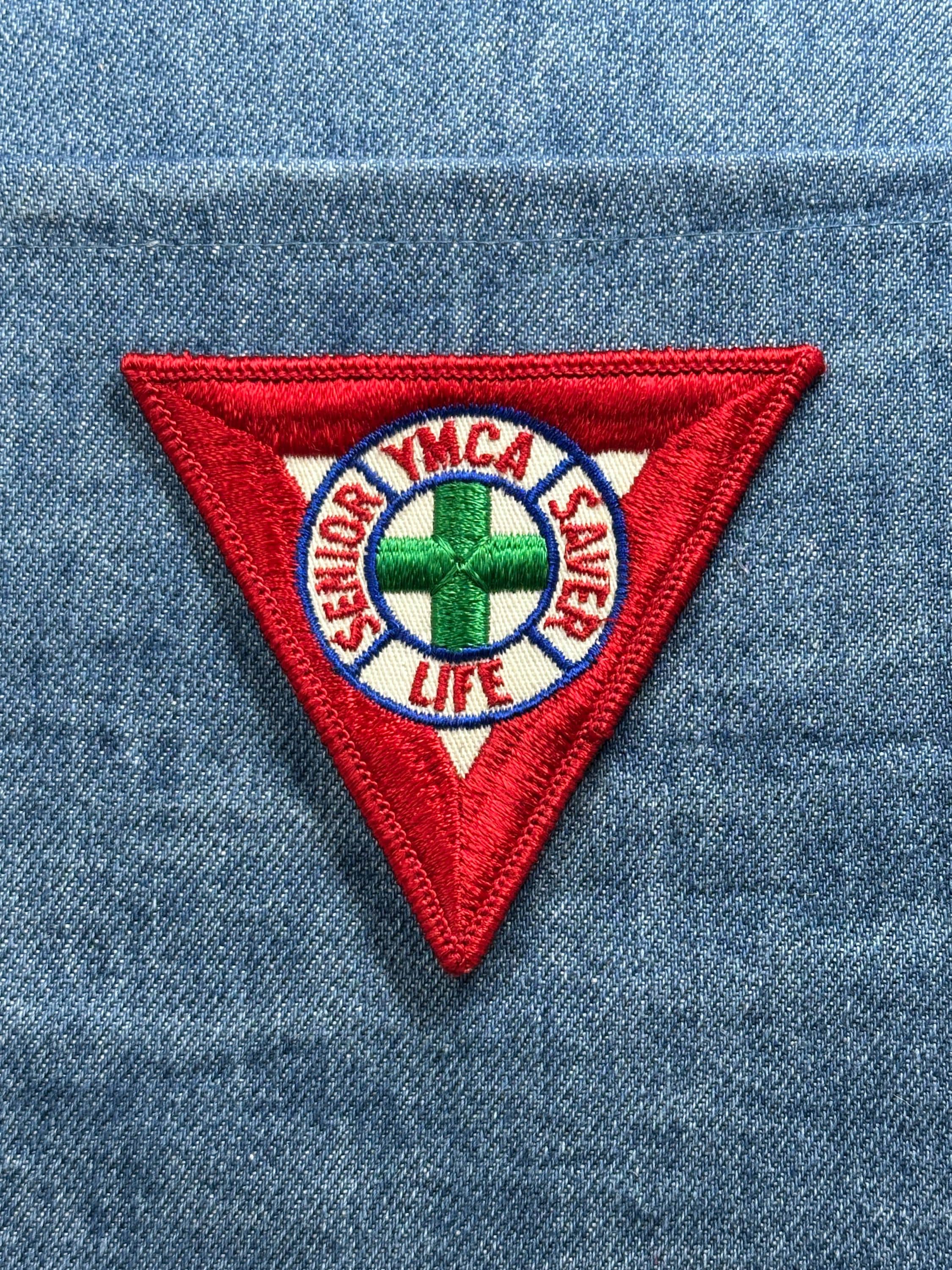 YMCA Services Saves Life Patch: Red Triangle - Lifesaving Accessory