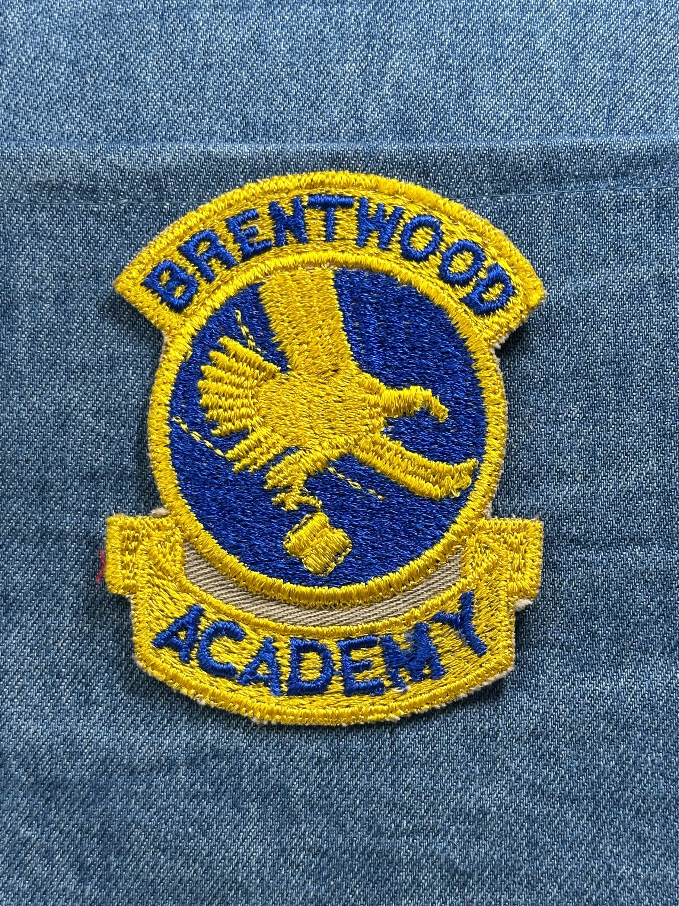 Brentwood Academy Patch: Blue & Gold Eagle - School Accessory