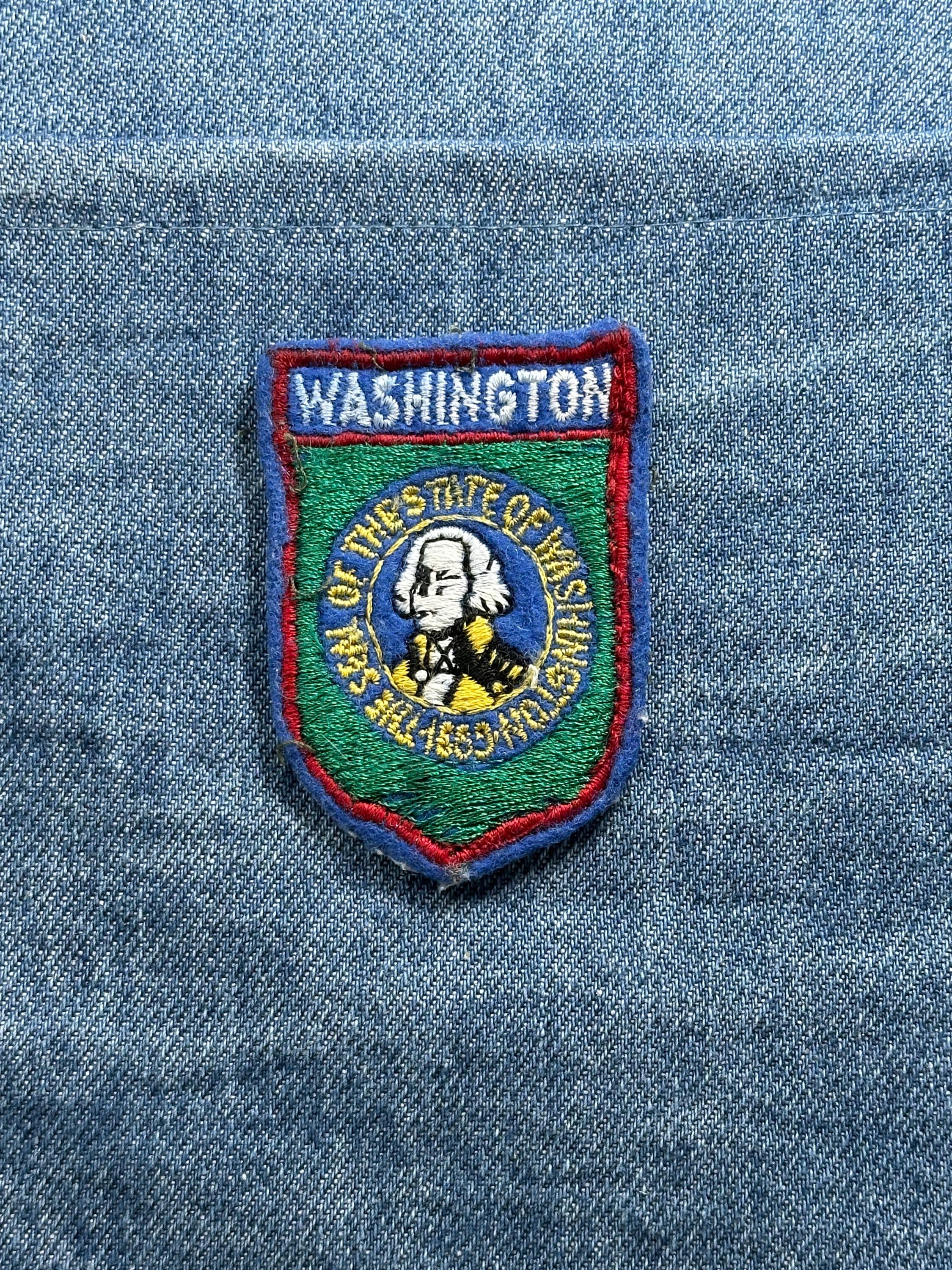 Washington State Collectable Patch: Shield Colorful - Evergreen Souvenir Accessory