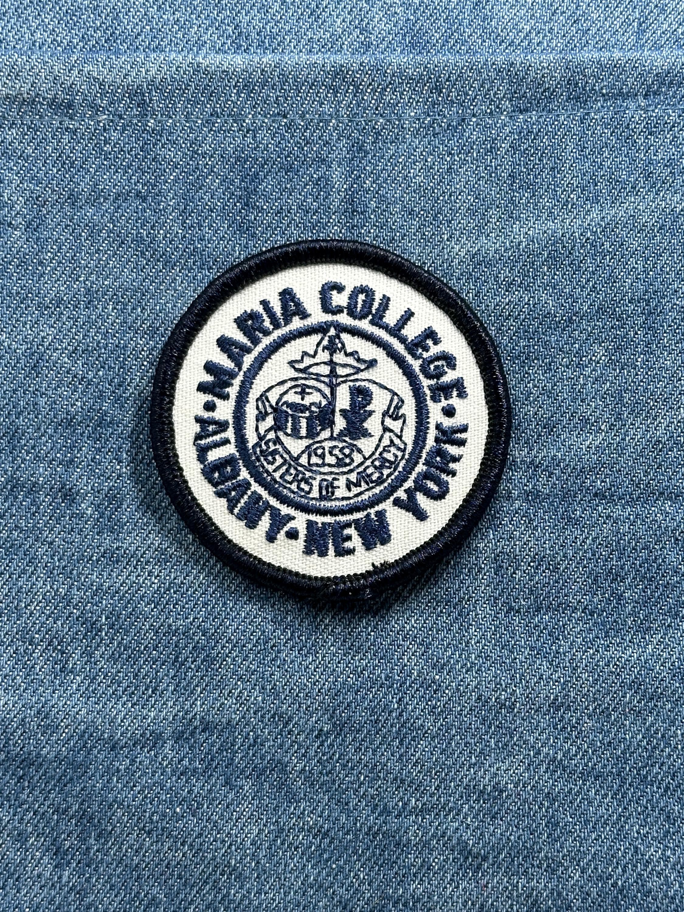 St. Maria College Collectable Patch: Blue & White Seal - NY Accessory