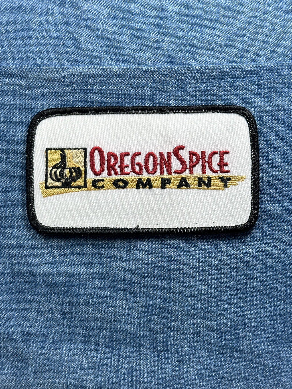 Oregon Spice Company Collectable Patch: Black Border - Corporate Logo Accessory