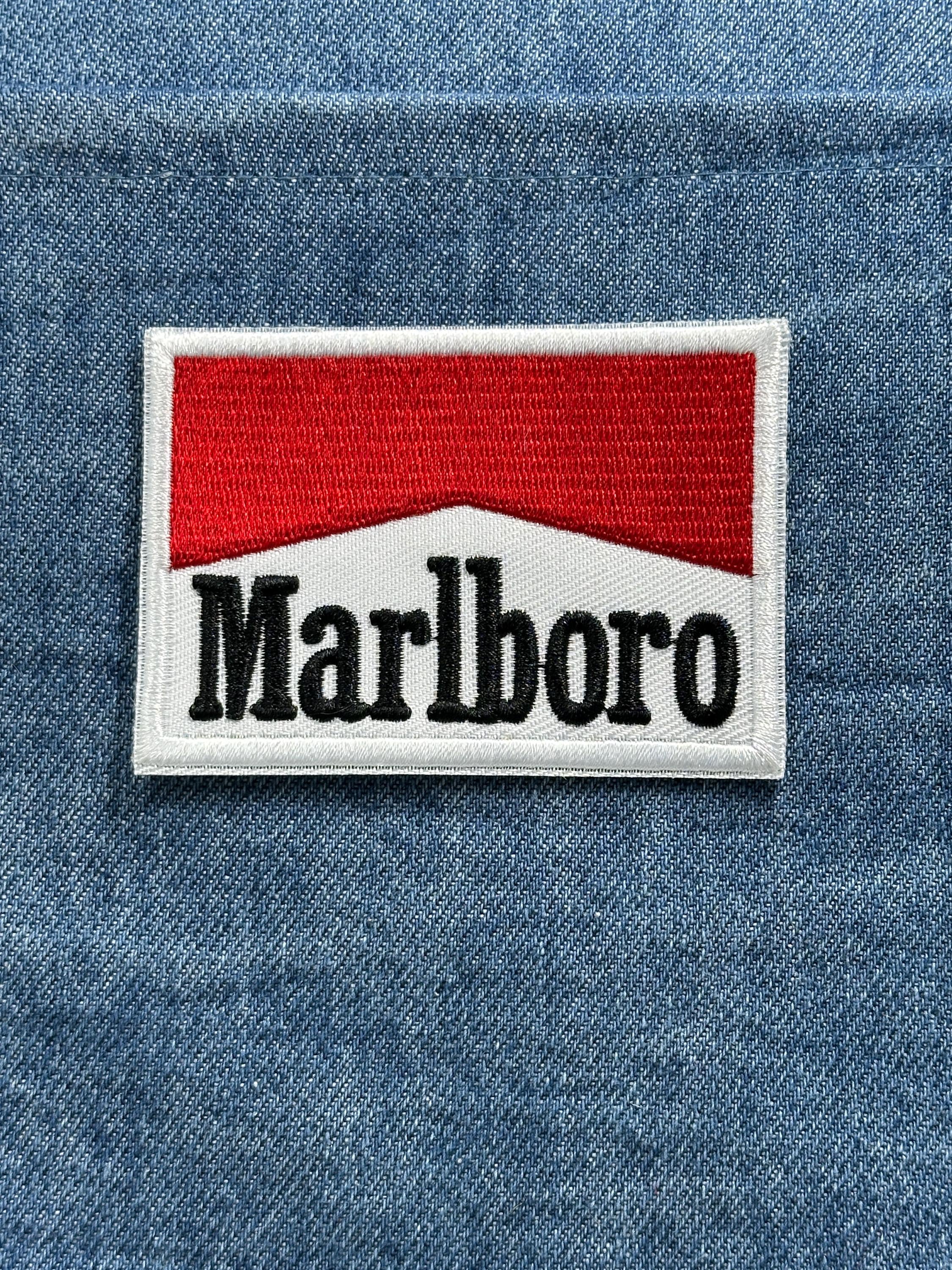 Marlboro Collectable Patch: Red White Logo - Tobacco Brand Accessory