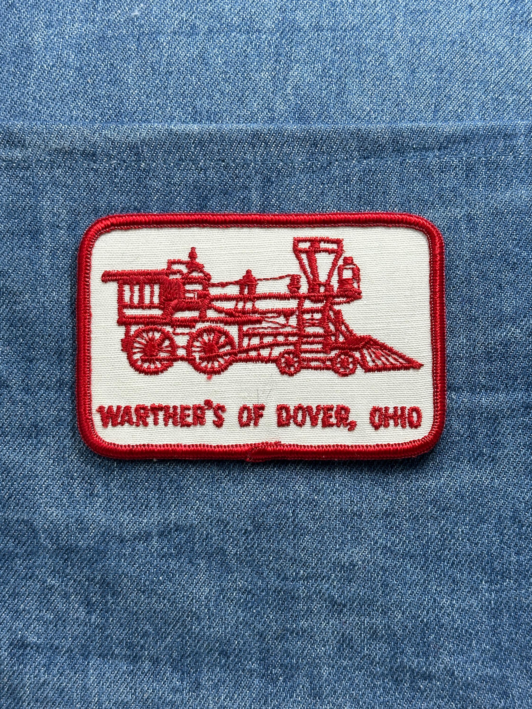 Warther’s Dover Ohio Collectable Patch: Red Train - Vintage Accessory