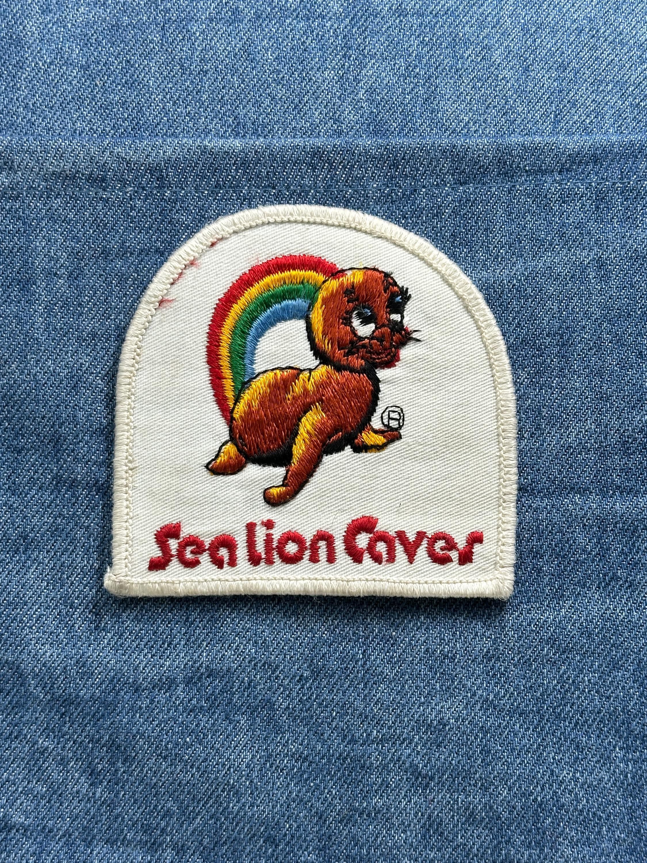 Vintage Sea Lion Caves: Rainbow Sea Lion - Coastal Travel Badge