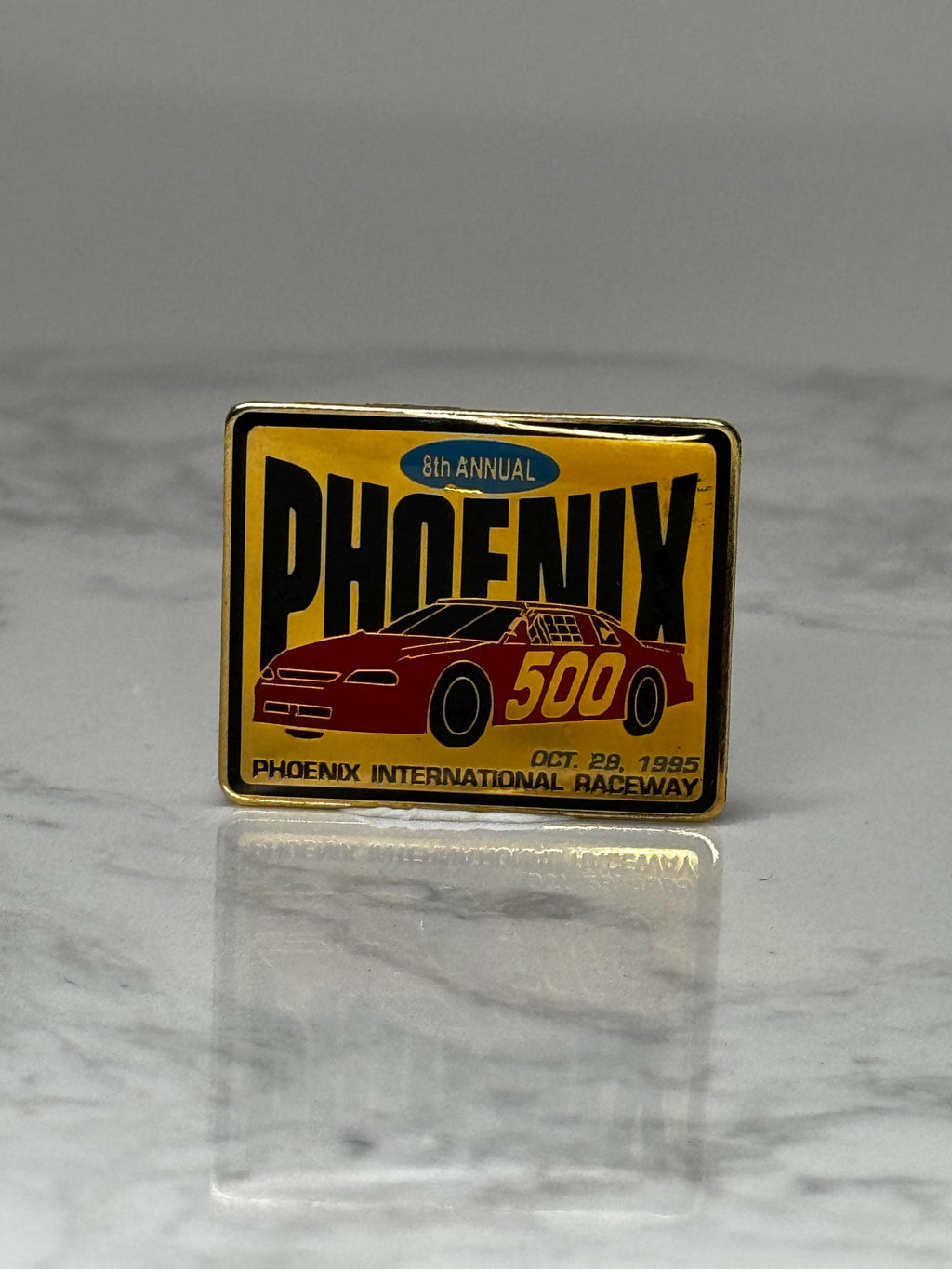 Vintage Phoenix 500 Lapel Pin: Red Enamel - 1995 Racing Souvenir