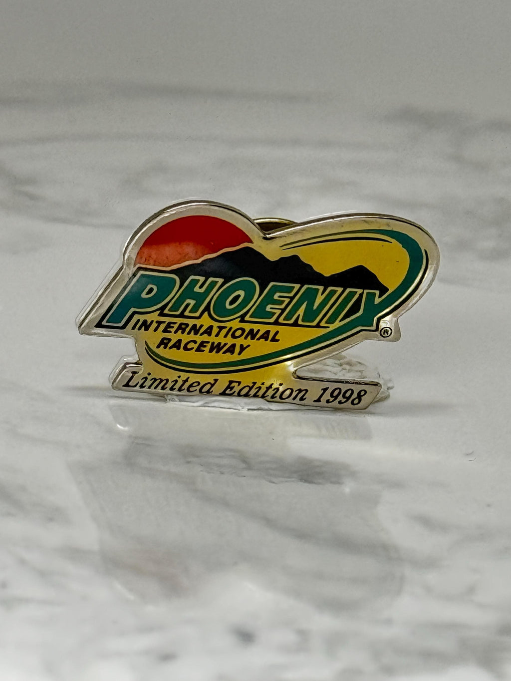 Vintage Phoenix International Raceway Pin: Enamel Finish - 1998 Racing Accessory