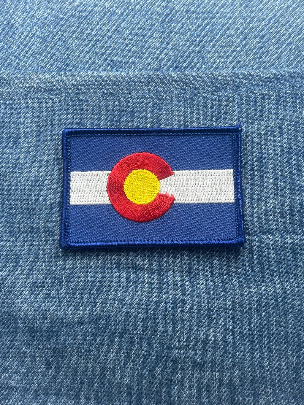 Colorado State Flag Collectable Patch: Blue Border - USA Accessory