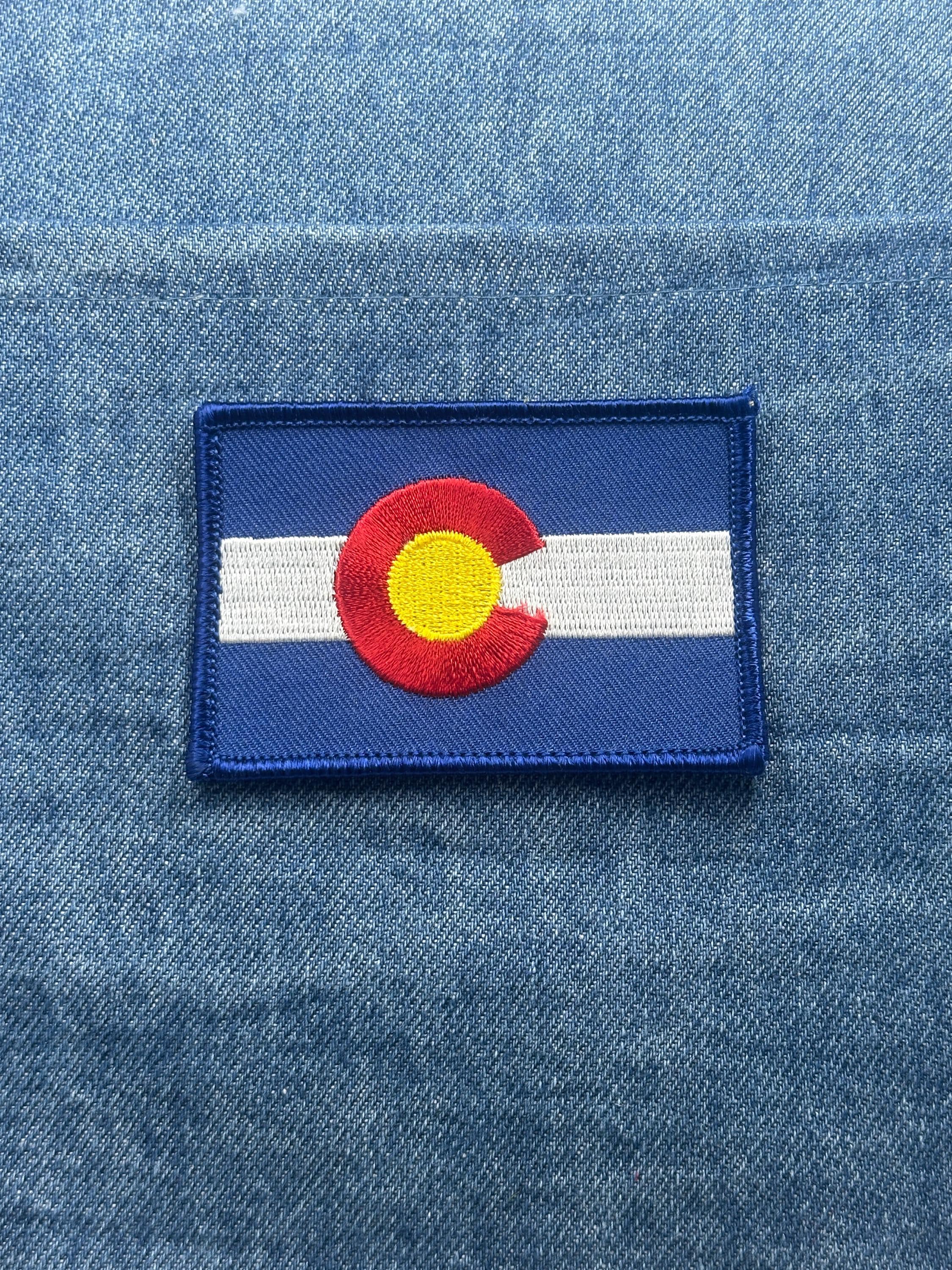 Colorado State Flag Collectable Patch: Blue Border - USA Accessory