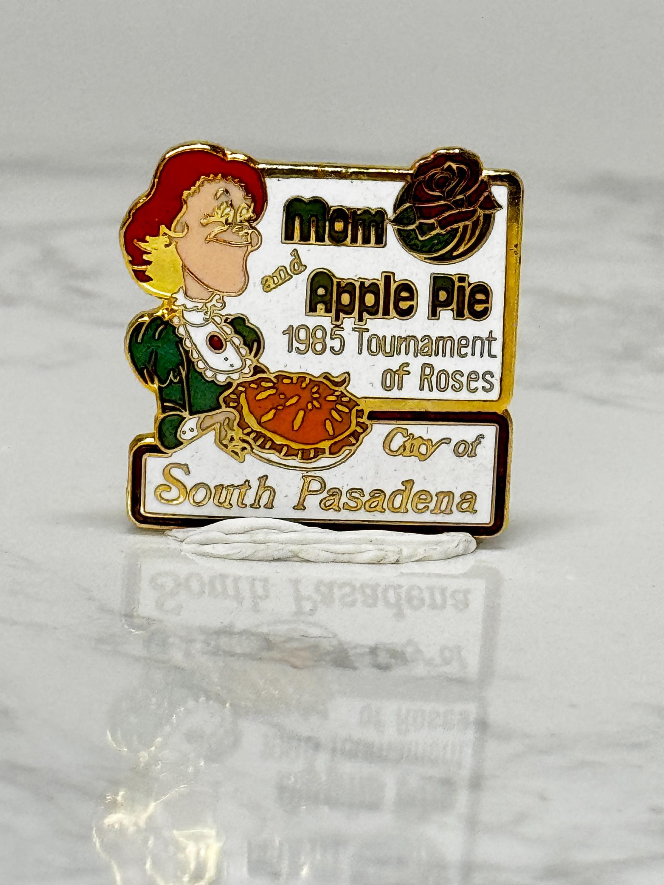 Vintage 1985 Tournament of Roses Pin: Enamel South Pasadena