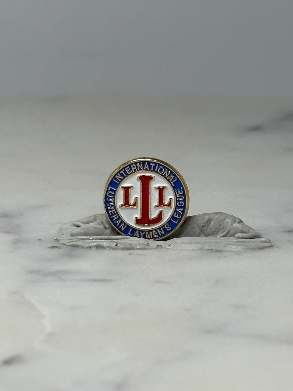 Vintage International Lutheran Laymen’s League Lapel Pin, LLL Christian Organization Pin, Religious Service Club Collectible