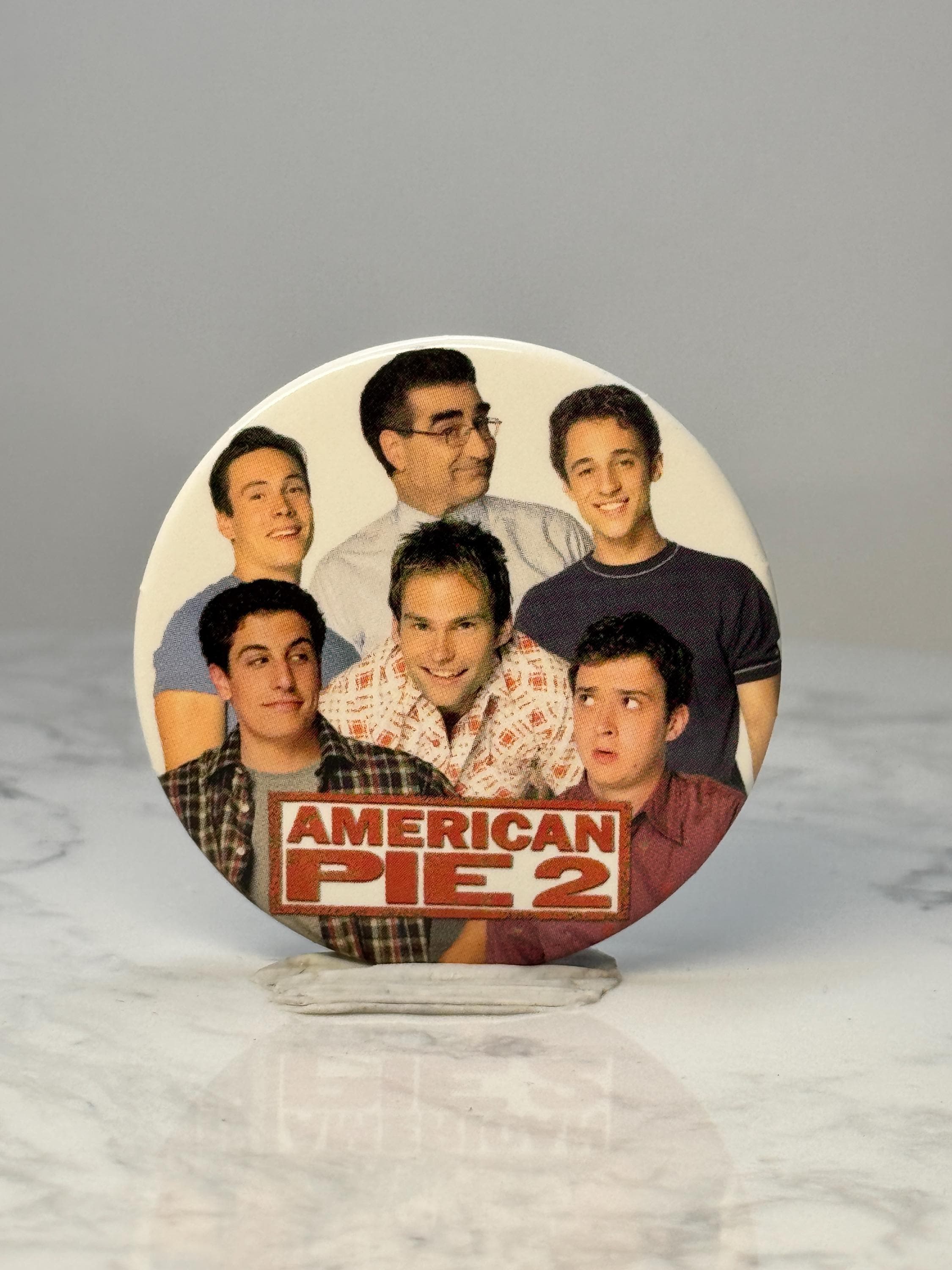 Vintage American Pie 2 Movie Pin: Glossy Photo - 2000s Film Accessory