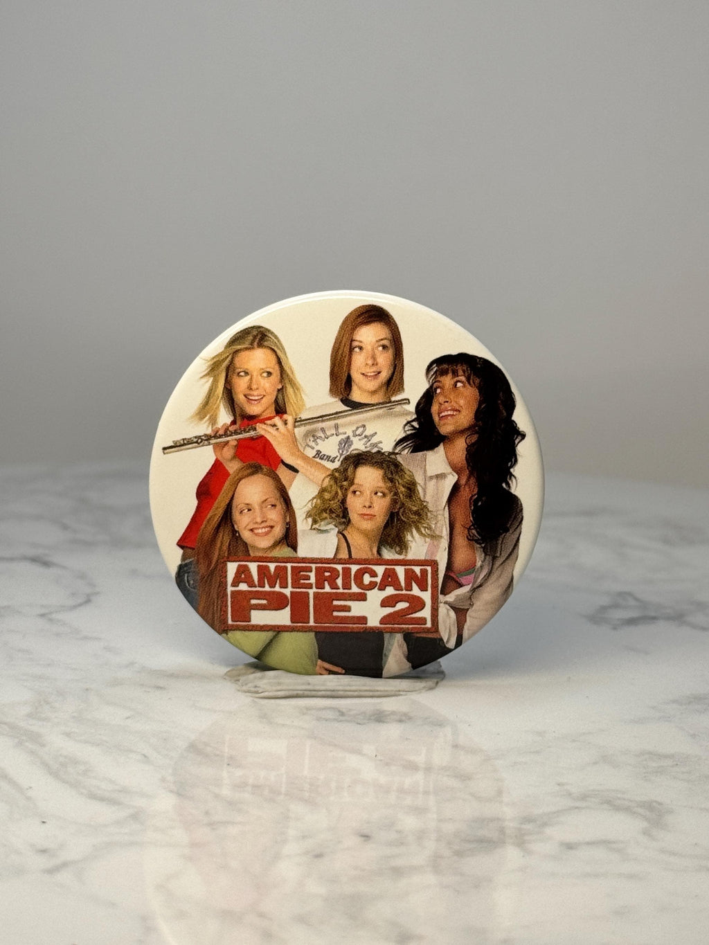 Vintage American Pie 2 Pinback Button: Glossy Movie Promo - 2000s
