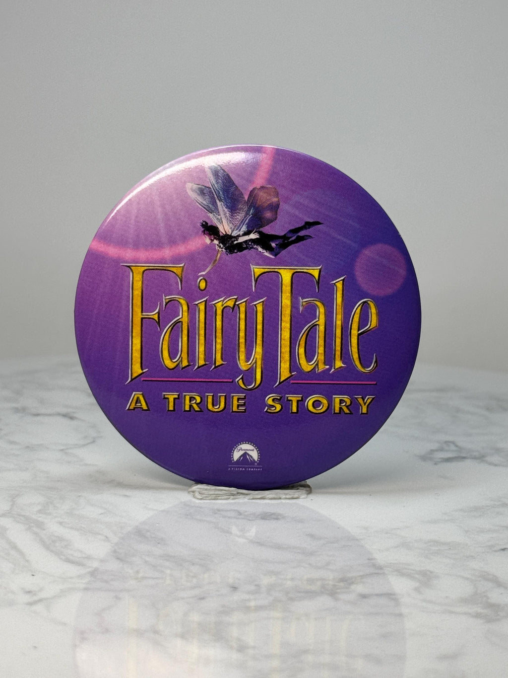 Vintage Fairy Tale Movie Promo Pin: Purple Glossy - 1990s Film