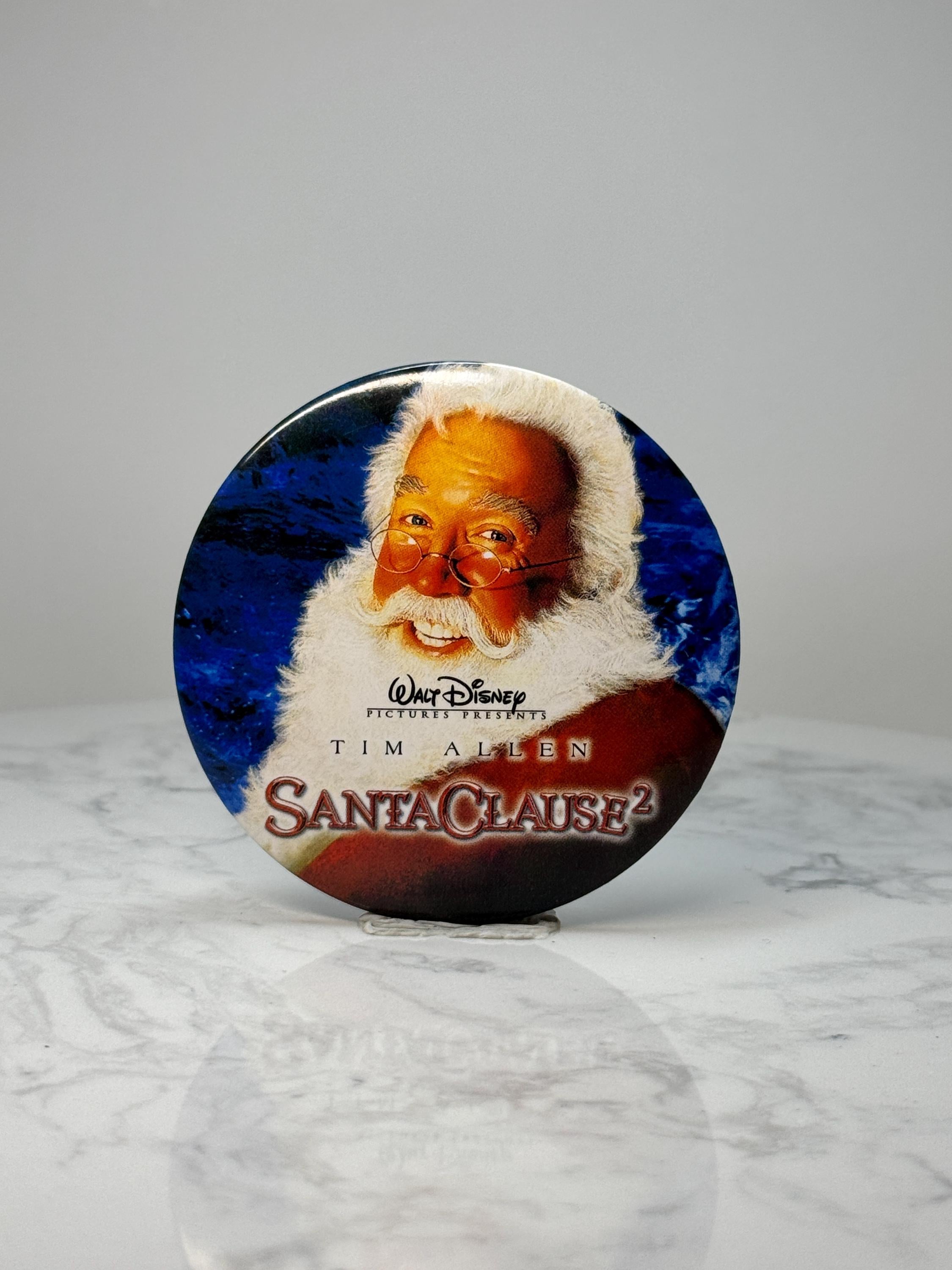 Vintage Santa Clause 2 Movie Pin: Glossy Color - Disney Holiday Accessory