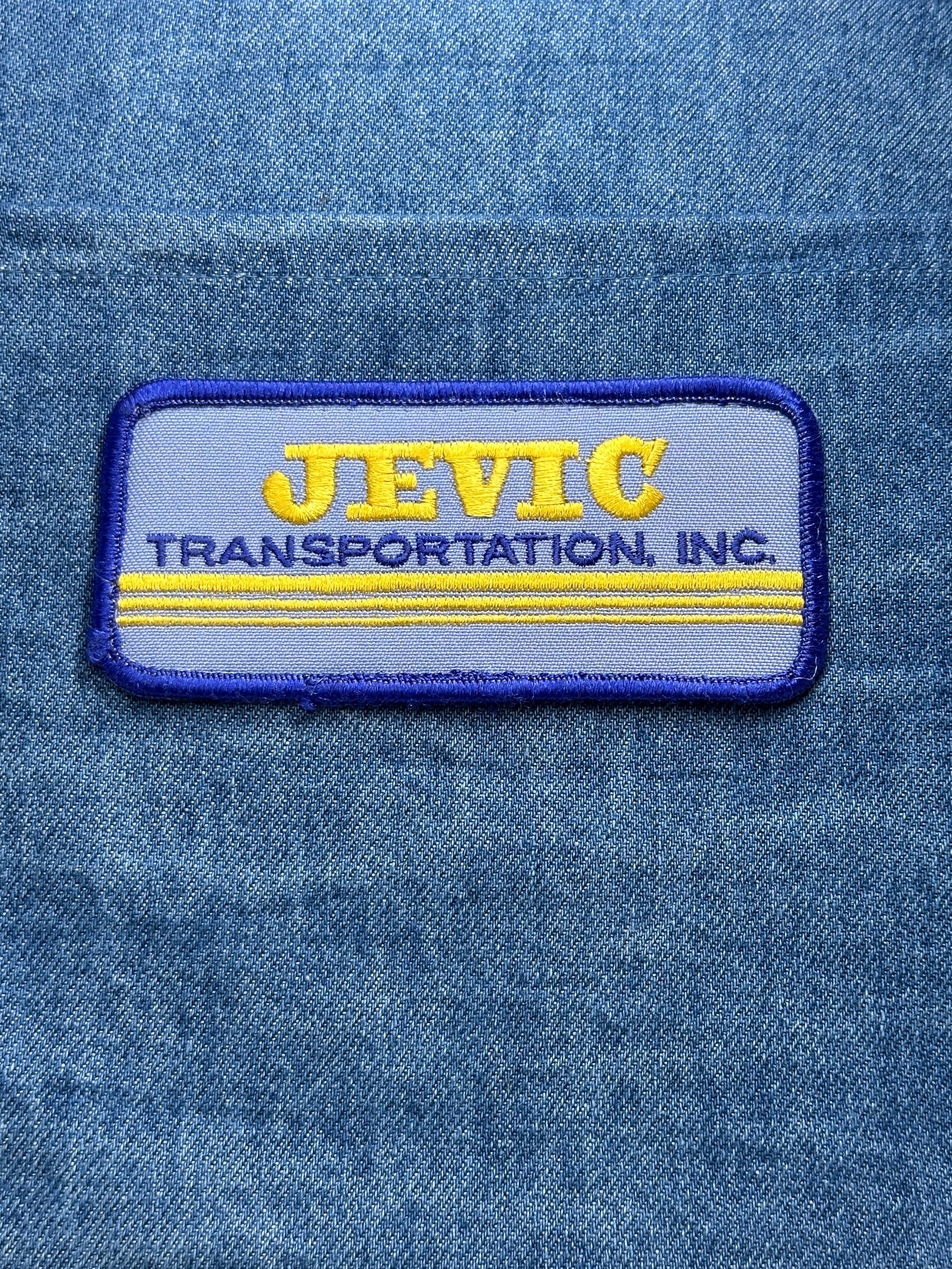 JEVIC Transportation Patch: Blue & Yellow - Company Accessory