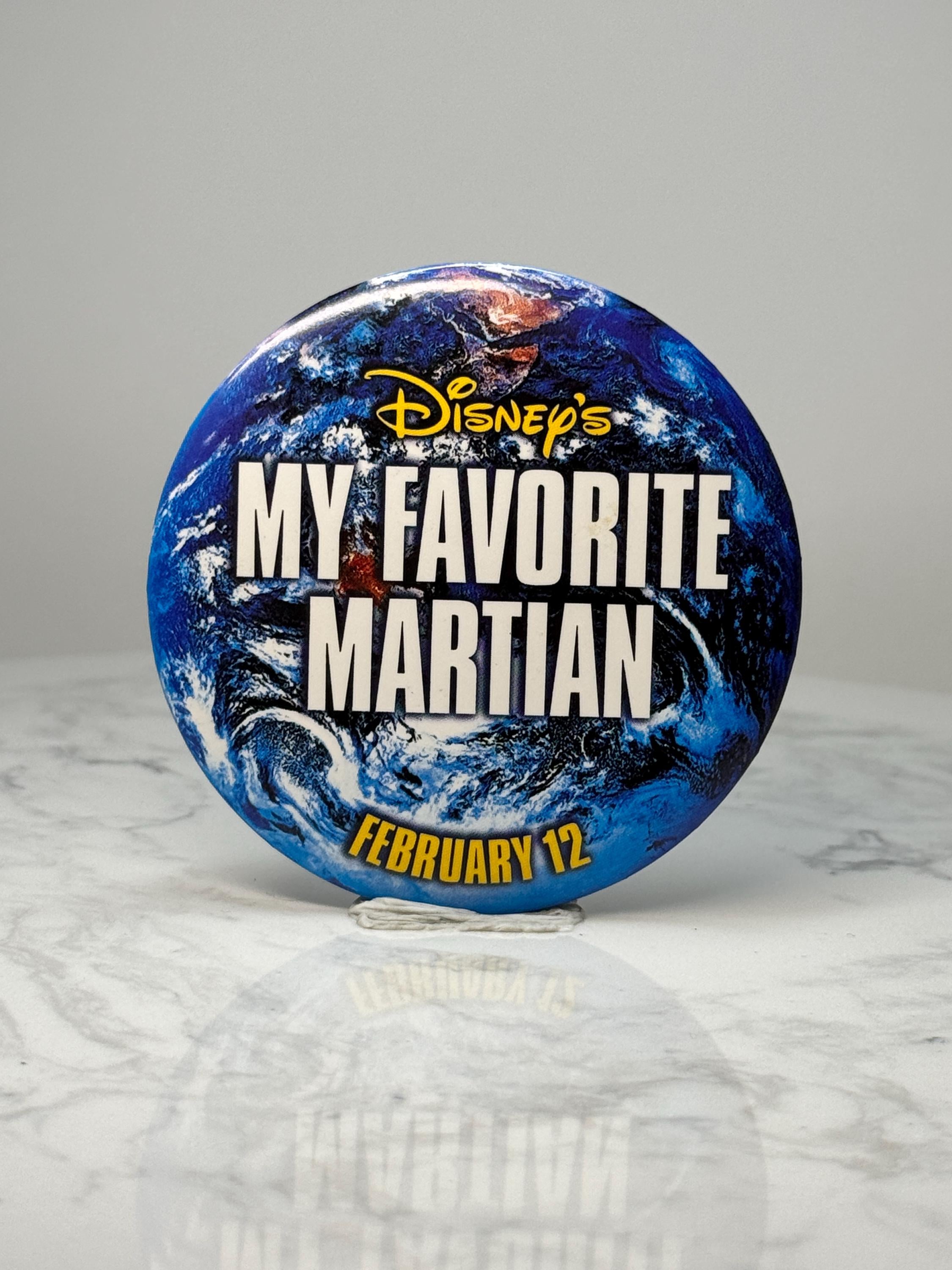 Vintage Disney My Favorite Martian Pin: Blue Earth Promo - 1990s