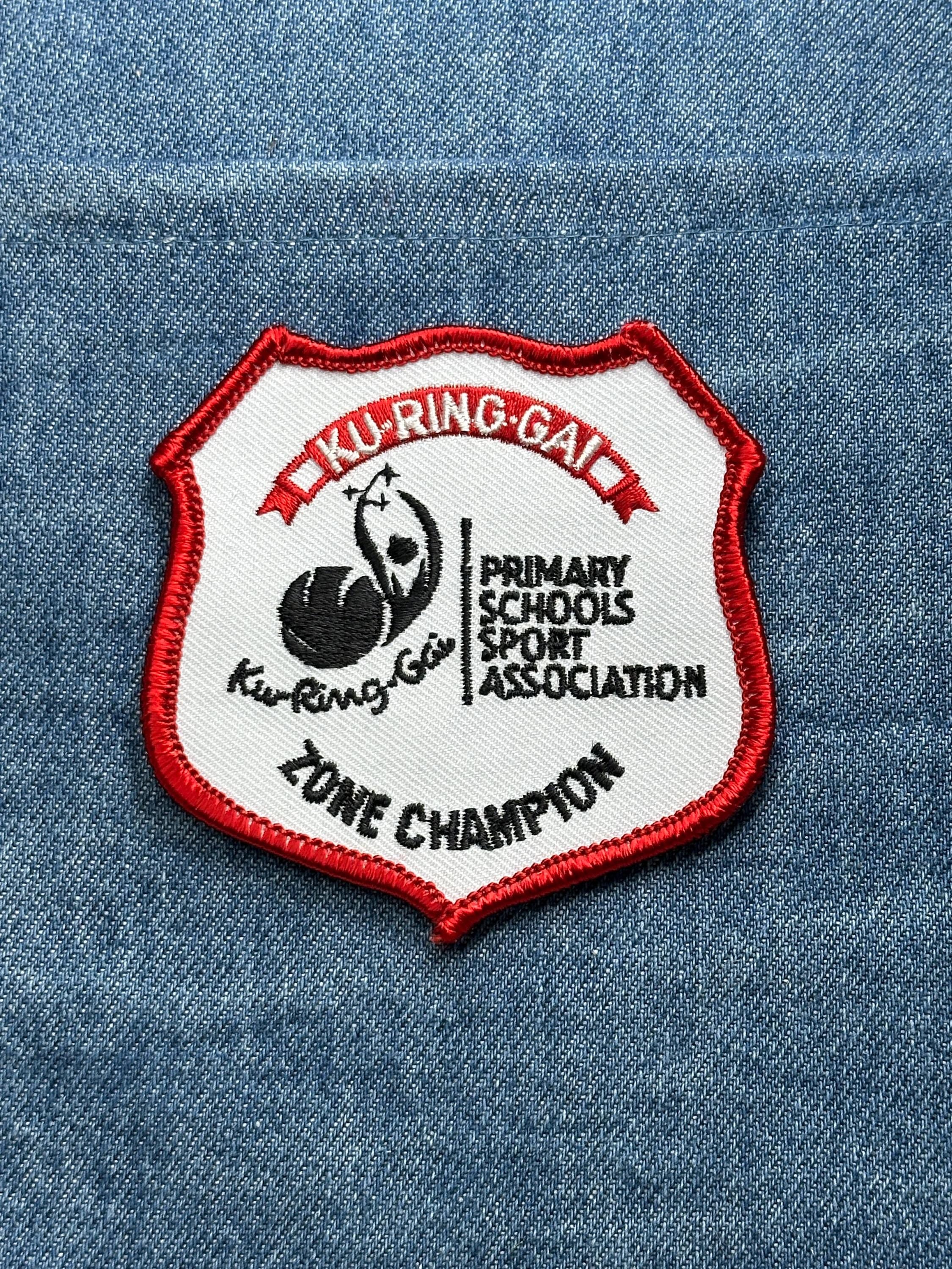 Kuringgai Primary Schools Sport Association Patch Zone Champion Australia School Patch