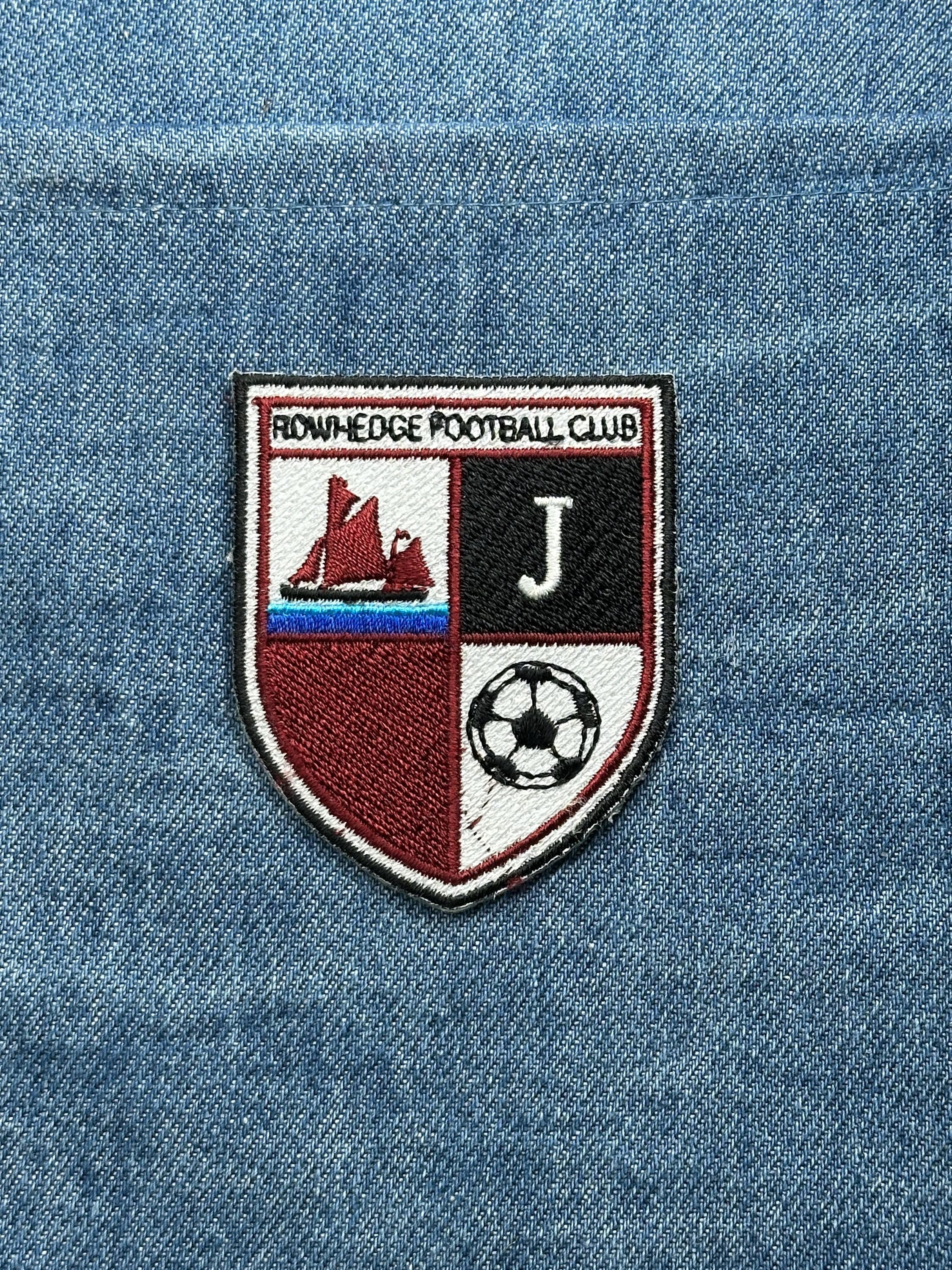 Rowhedge Junior Football Club Patch: Red Shield - Soccer Accessory