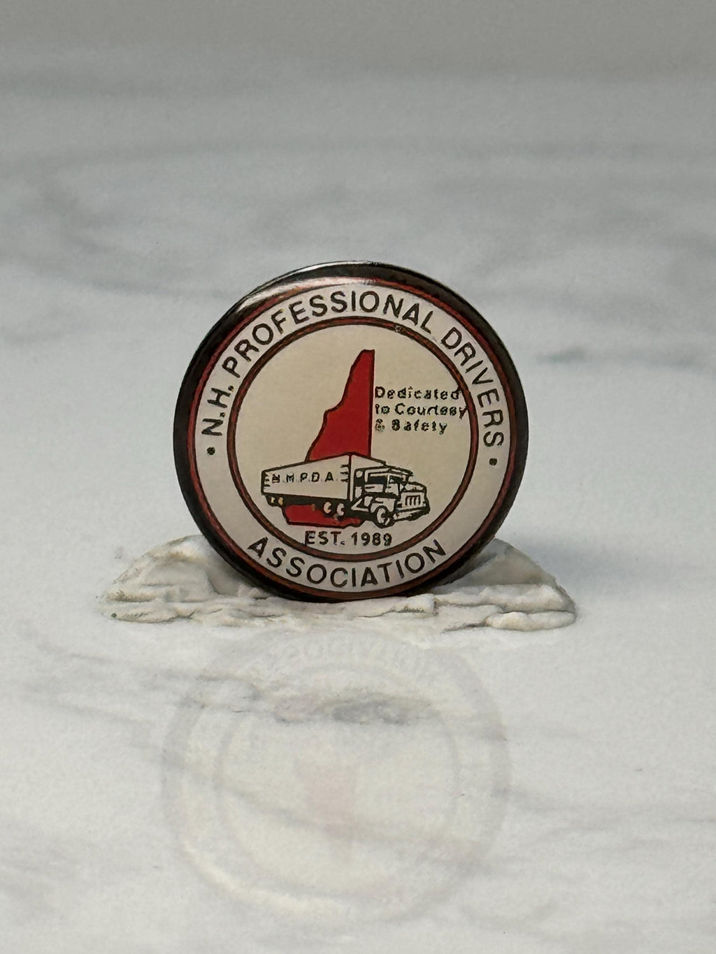 Vintage NH Professional Drivers Association Pin: Enamel - Trucking