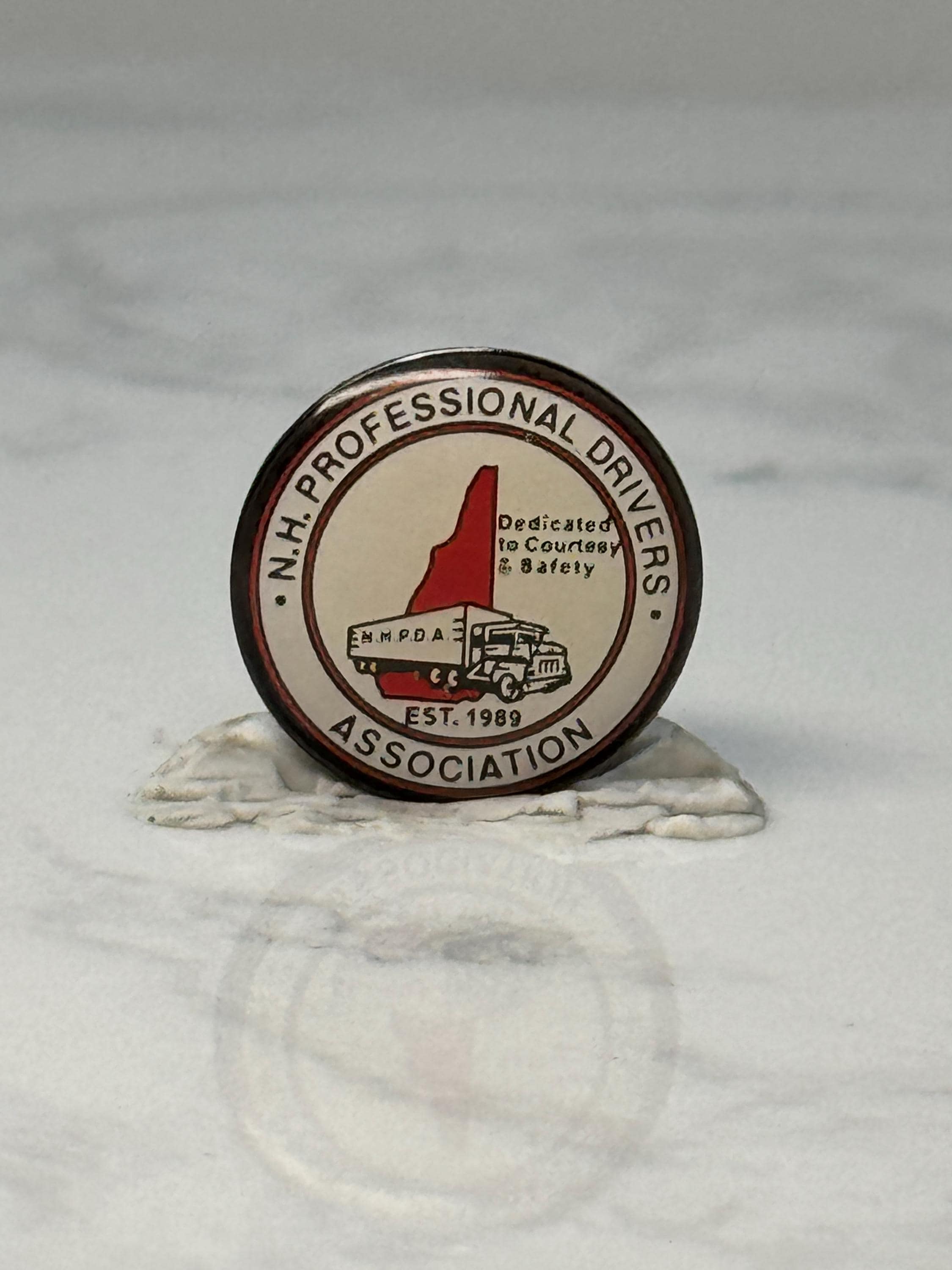 Vintage NH Professional Drivers Association Pin: Enamel - Trucking