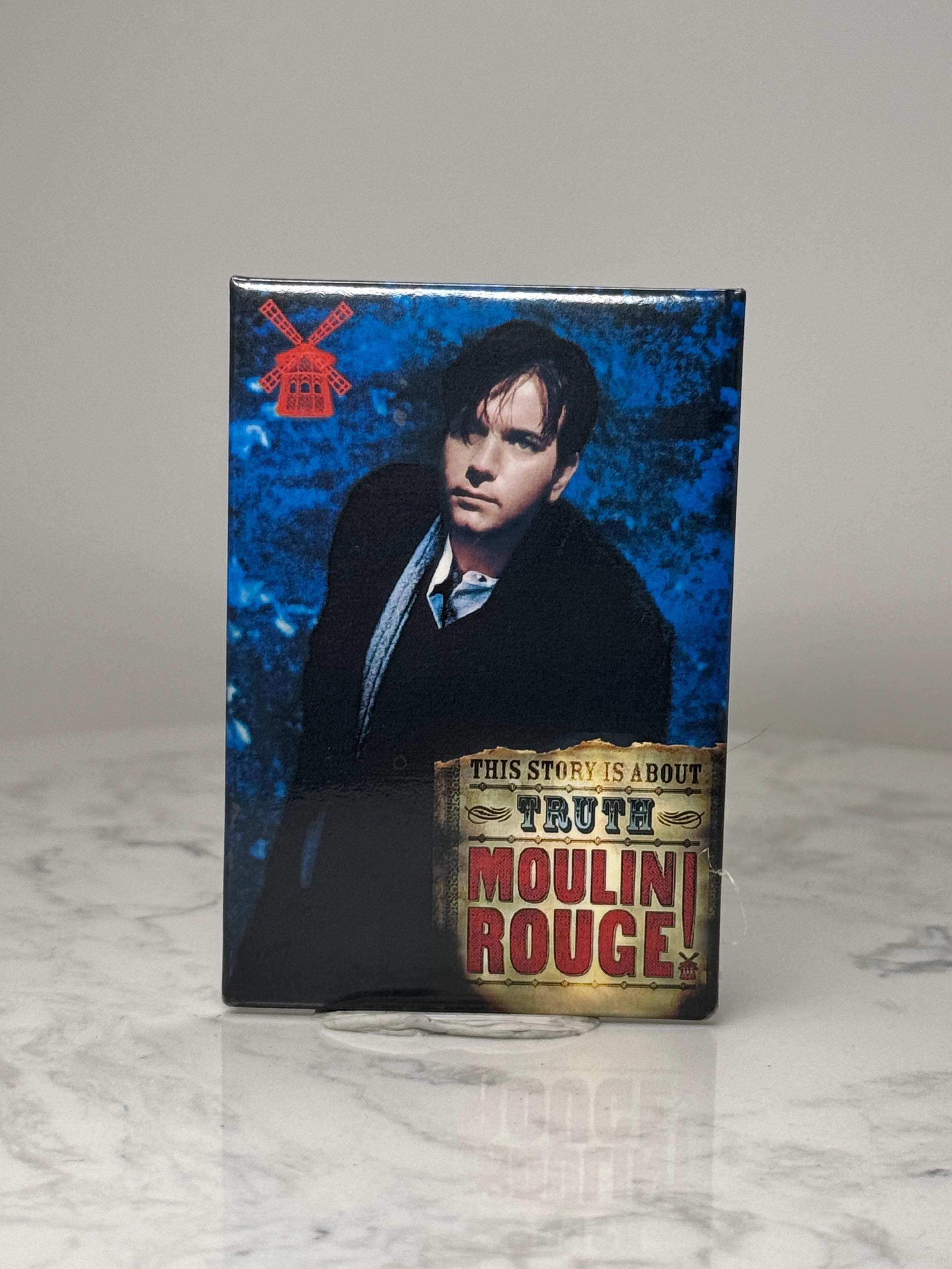 Vintage Moulin Rouge Movie Pin: Glossy Photo Finish - 2000s Film Accessory