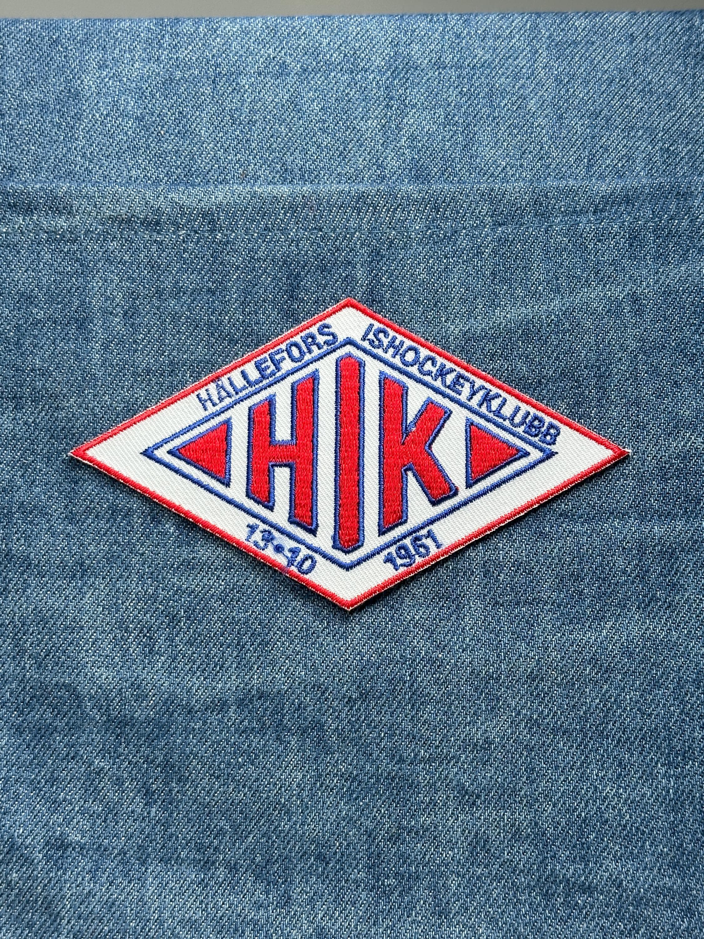 Hällefors Hockey Club Patch: Red White Blue - Vintage Sports Accessory