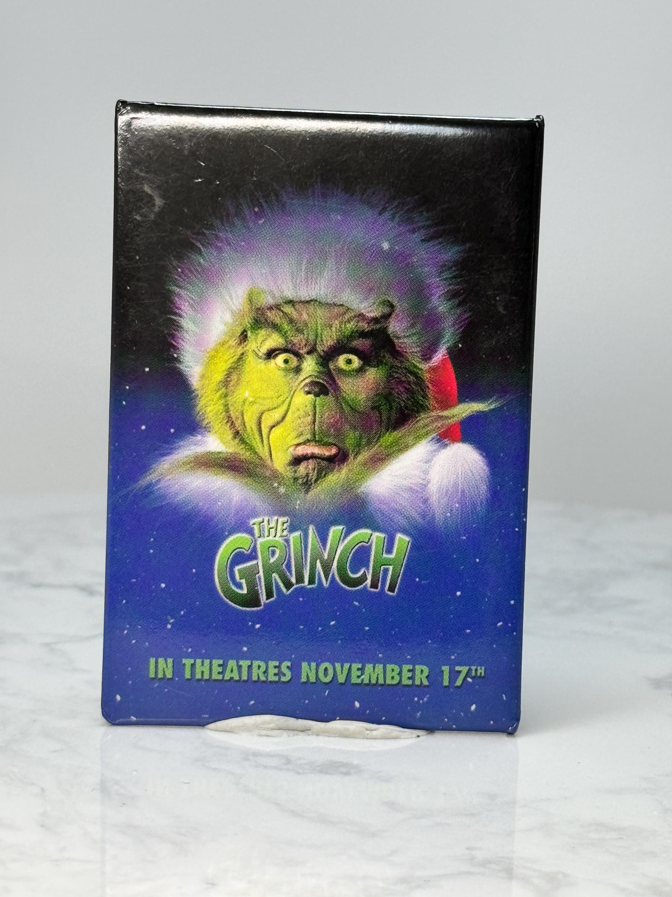 Vintage The Grinch Movie Pin: Glossy Color Promo - Christmas Film Accessory