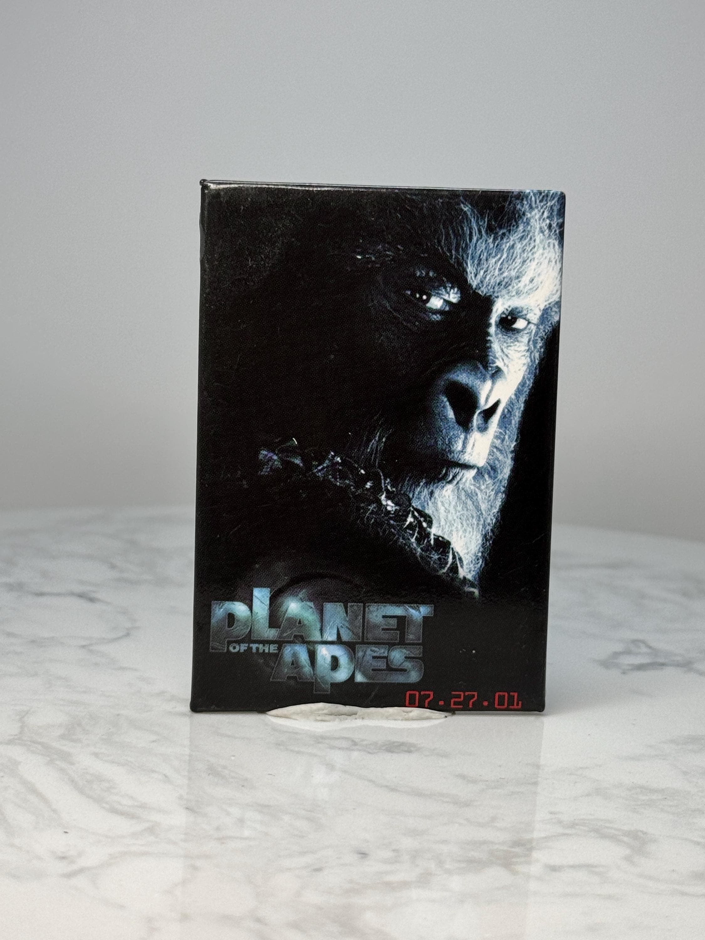 Vintage Planet of the Apes Movie Pin: Glossy Film Promo - 2000s Sci Fi Accessory