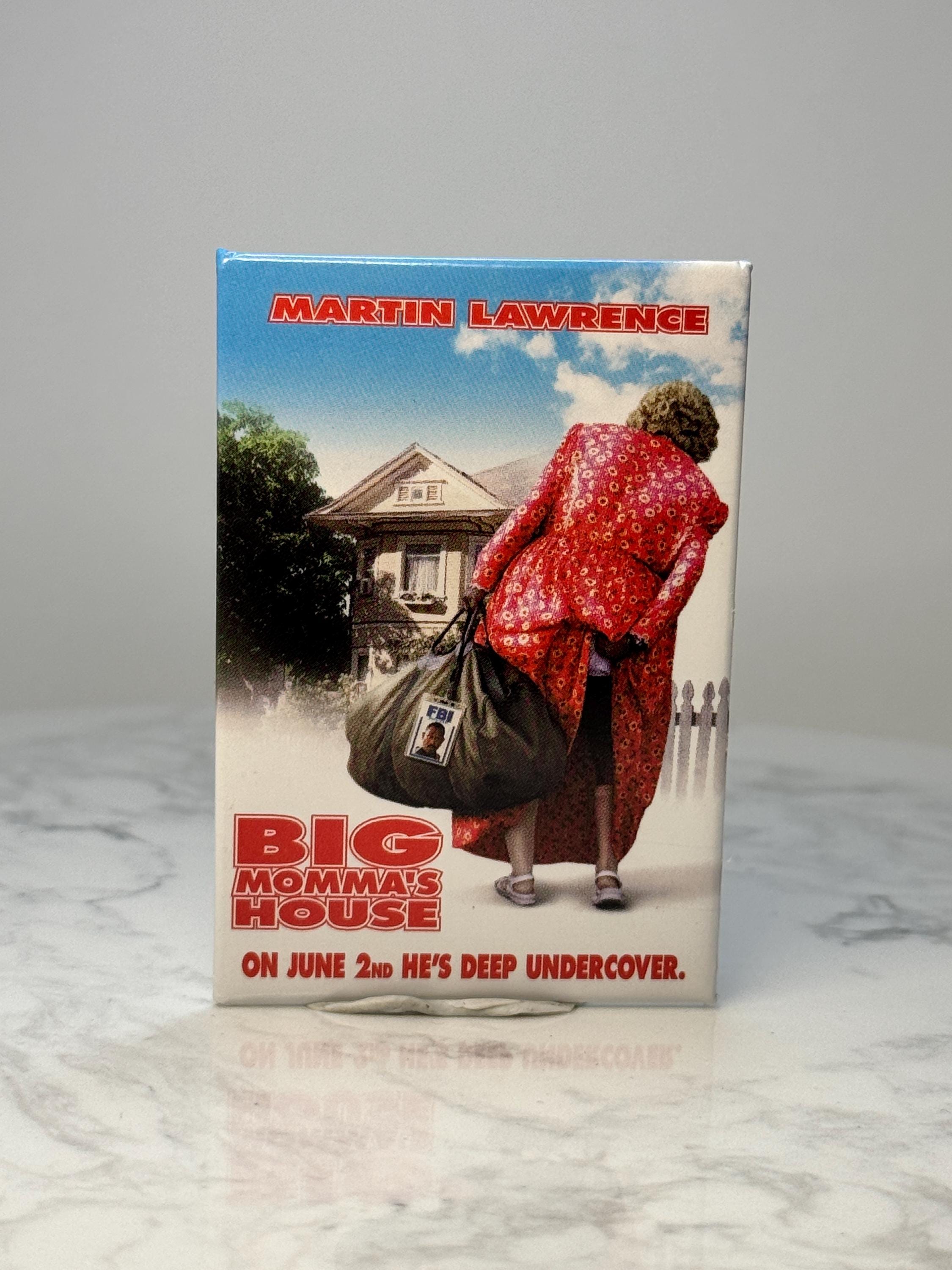 Vintage Big Mommas House Movie Pin: Glossy Poster - 2000s Film Accessory