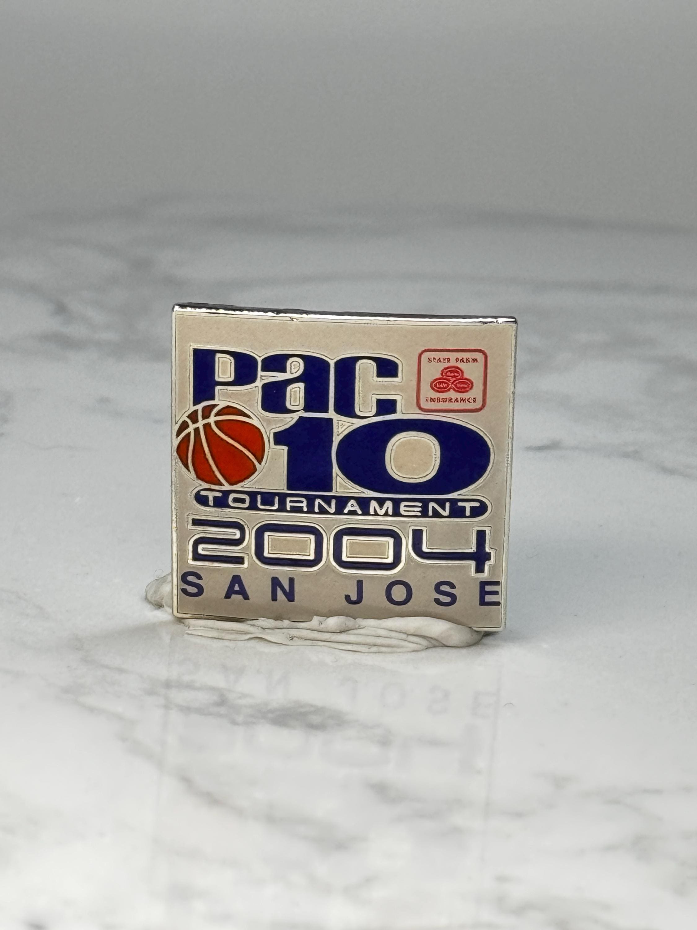 Vintage Pac 10 Tournament Pin: Blue Enamel - 2004 San Jose