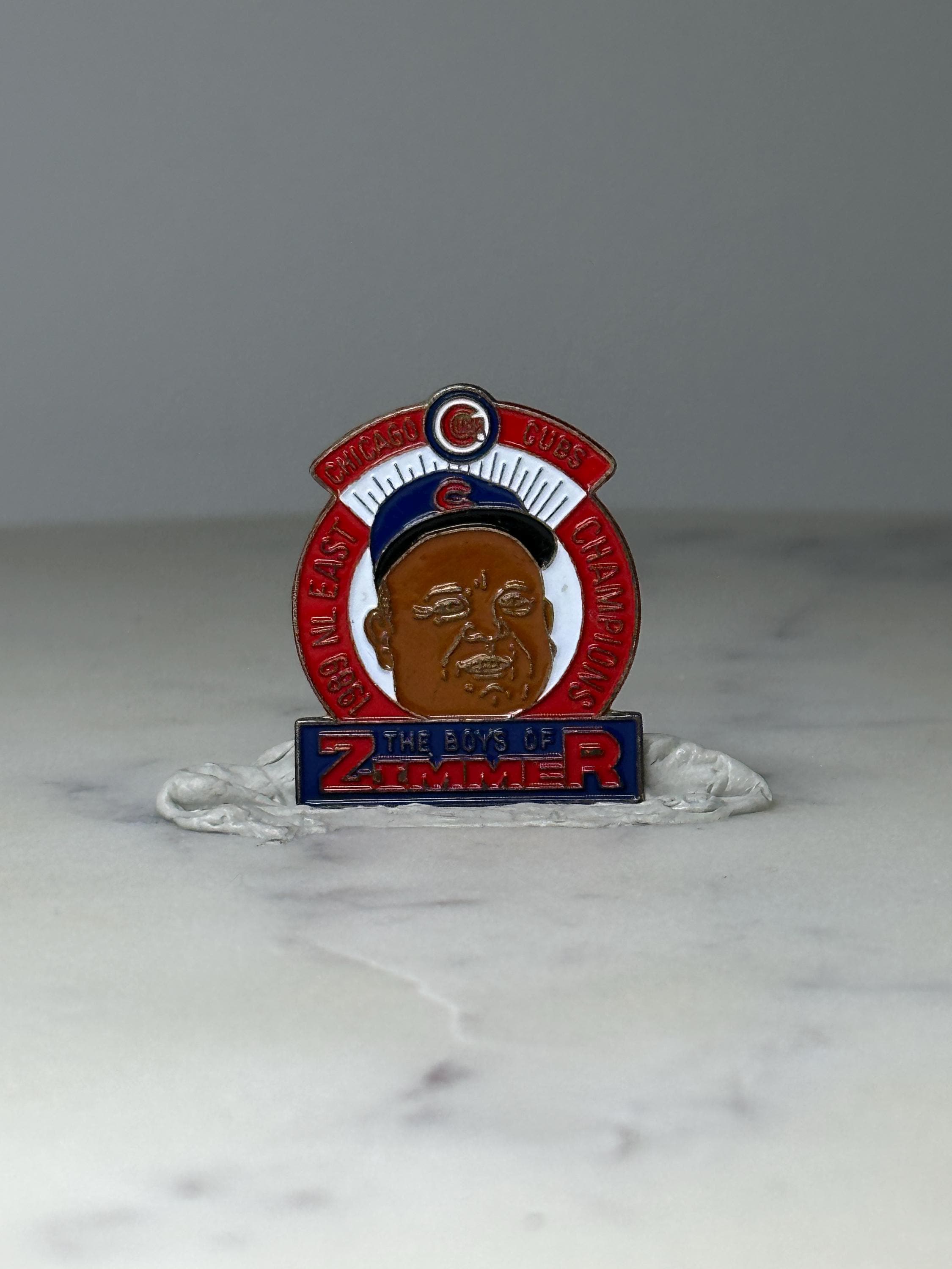 Vintage Chicago Cubs 1989 NL East Champions Pin: Enamel - MLB Accessory